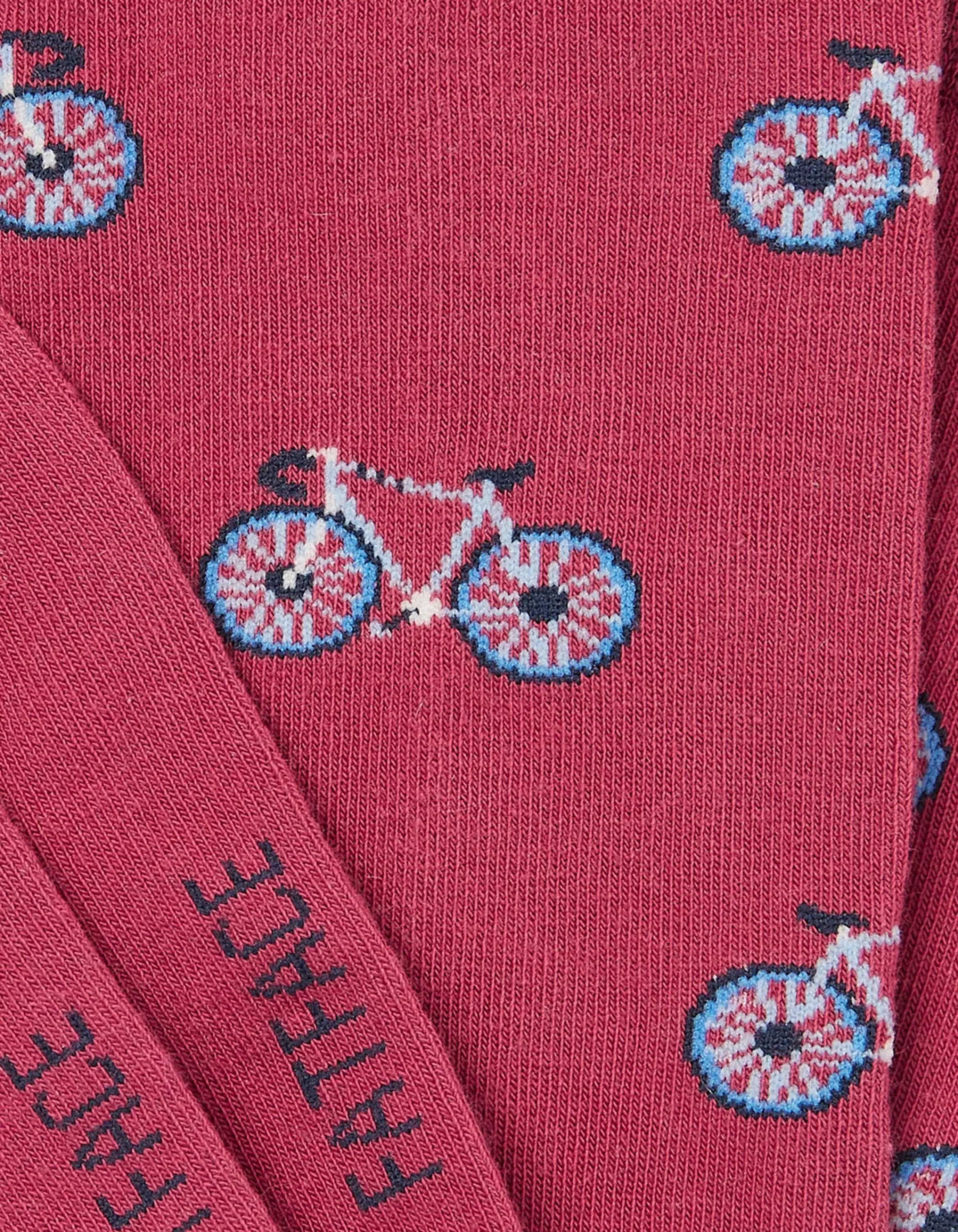 Fashion FatFace 1 Pack Bike Socks Rose Pink