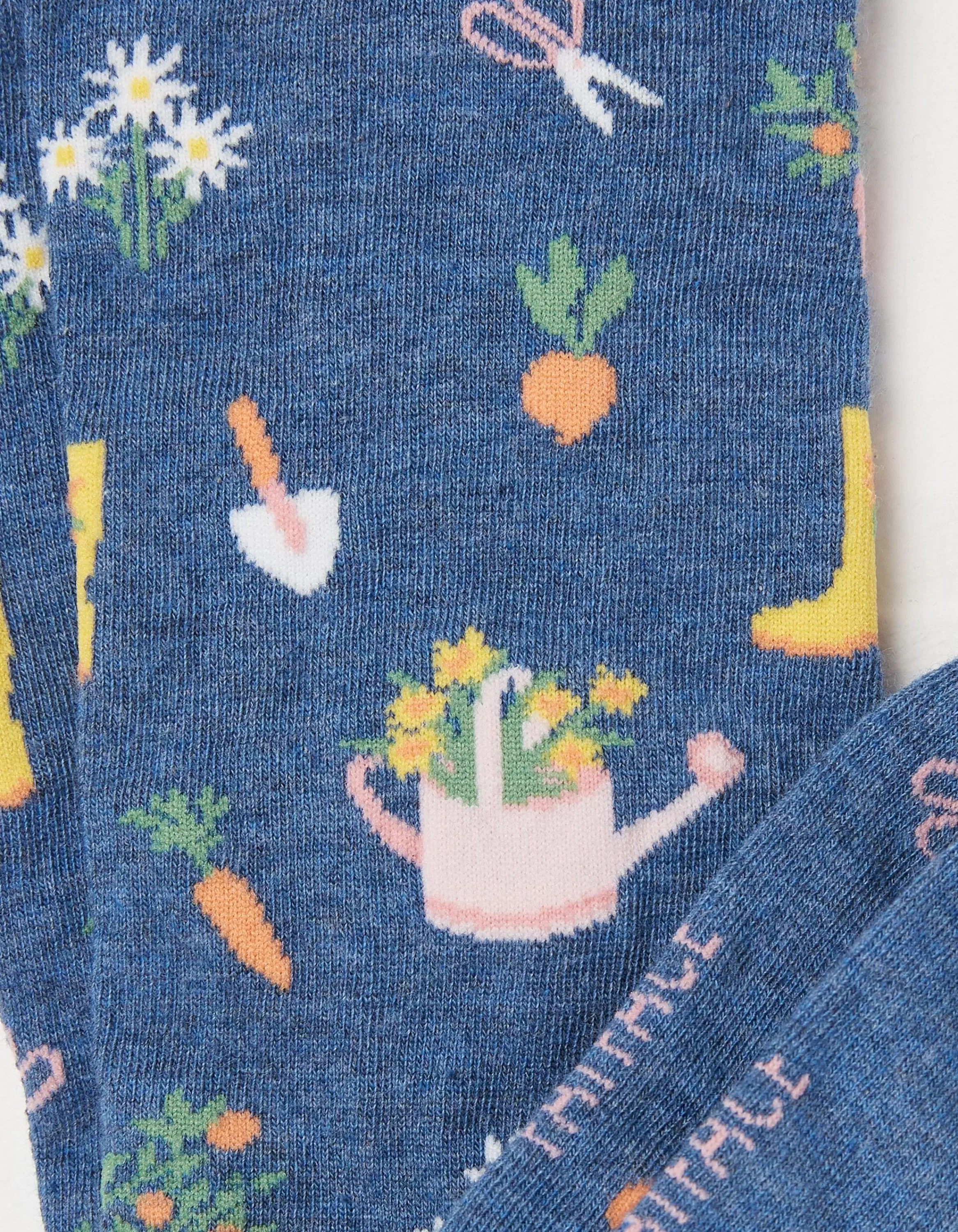 Outlet FatFace 1 Pack Gardening Socks Navy Marl