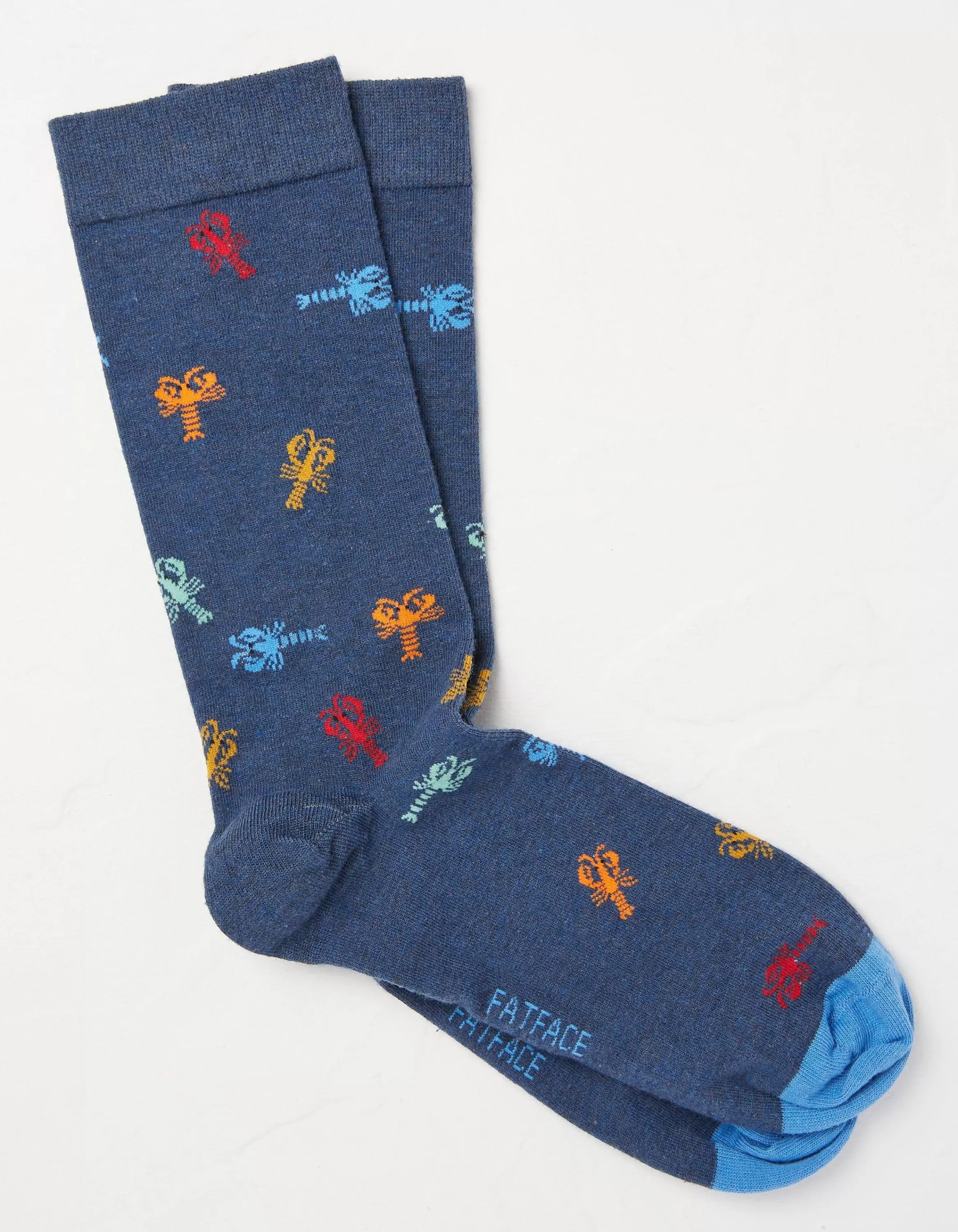 Clearance FatFace 1 Pack Lobster Socks Navy