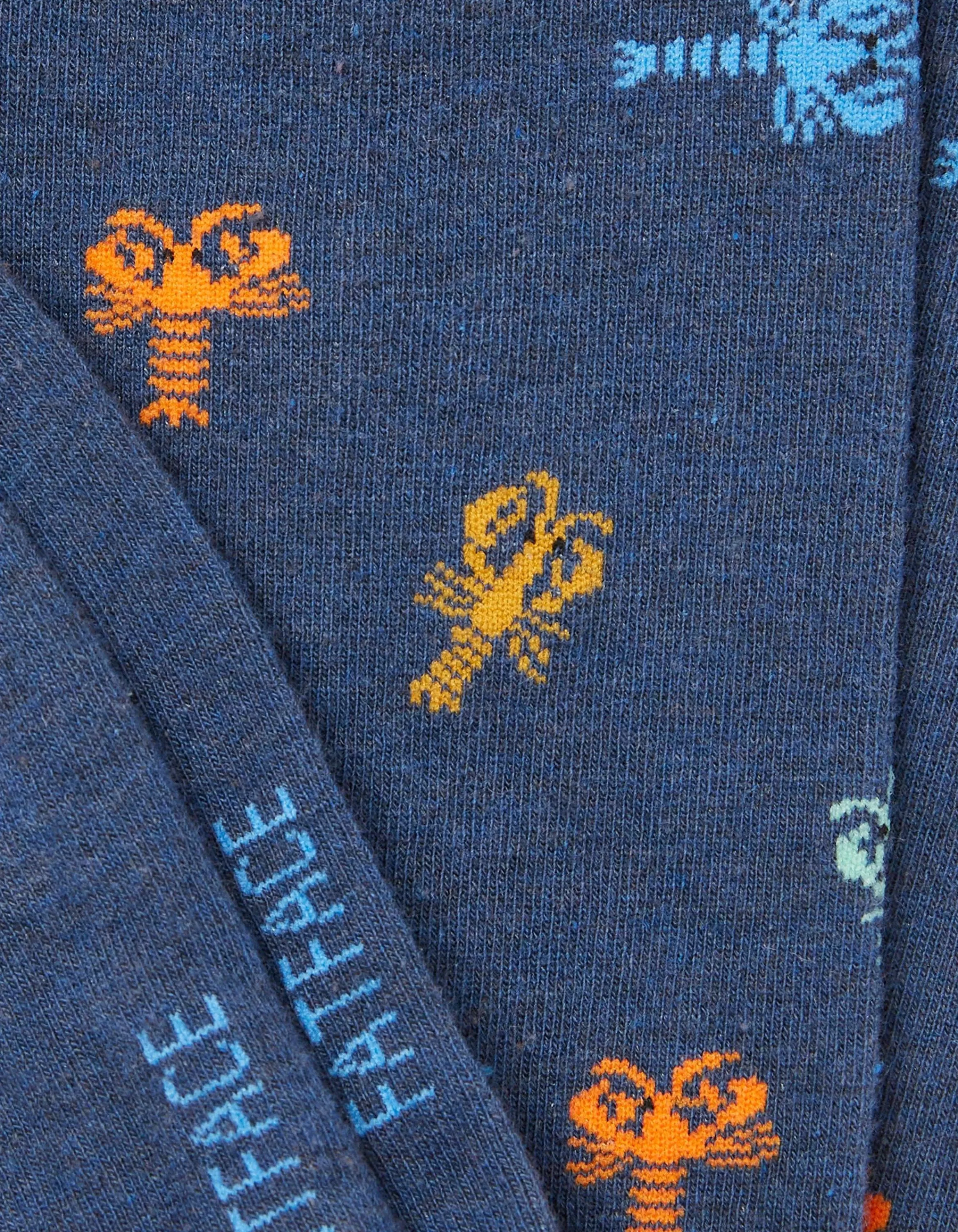 Clearance FatFace 1 Pack Lobster Socks Navy