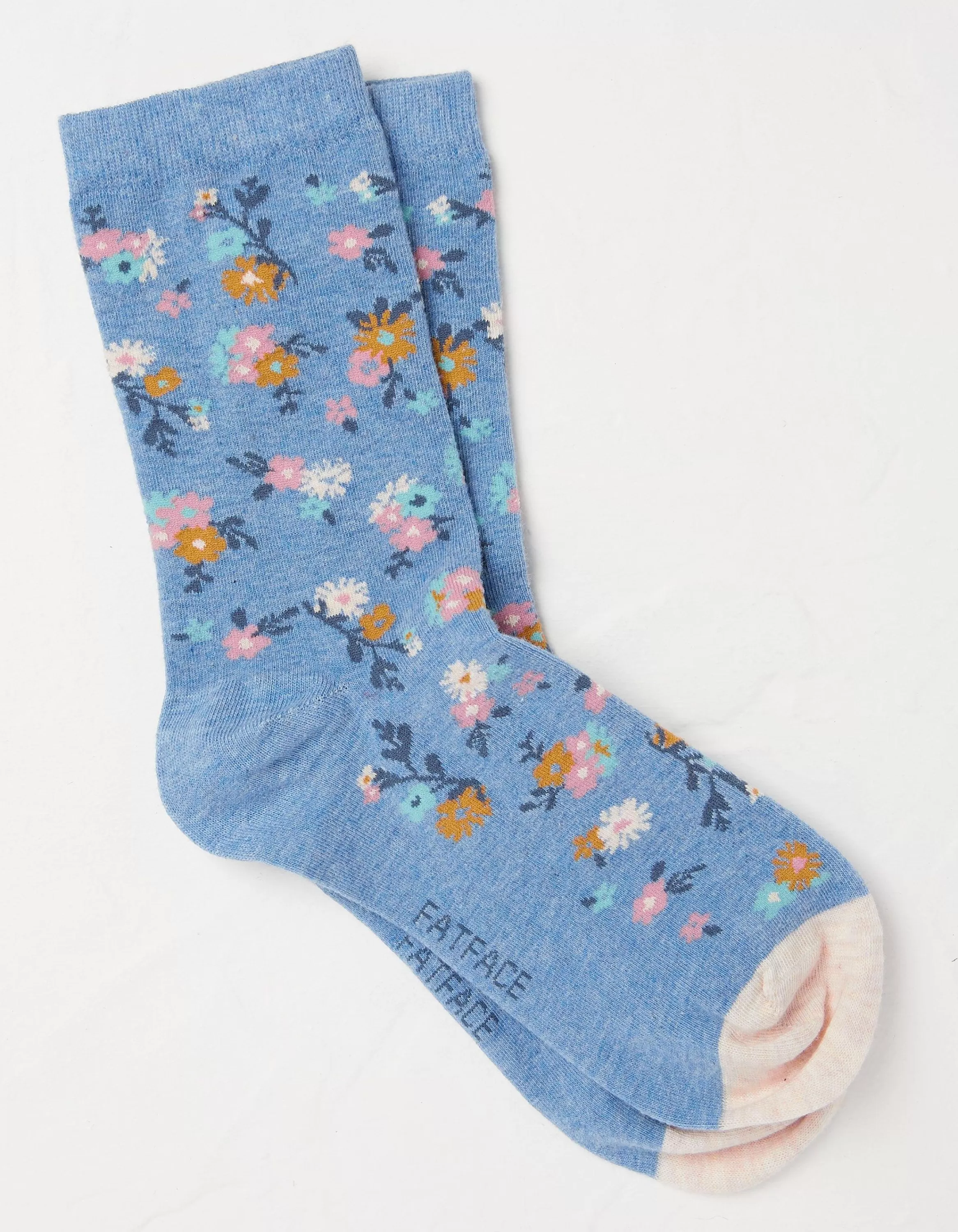 Best Sale FatFace 1 Pack Pop Floral Socks Light Blue