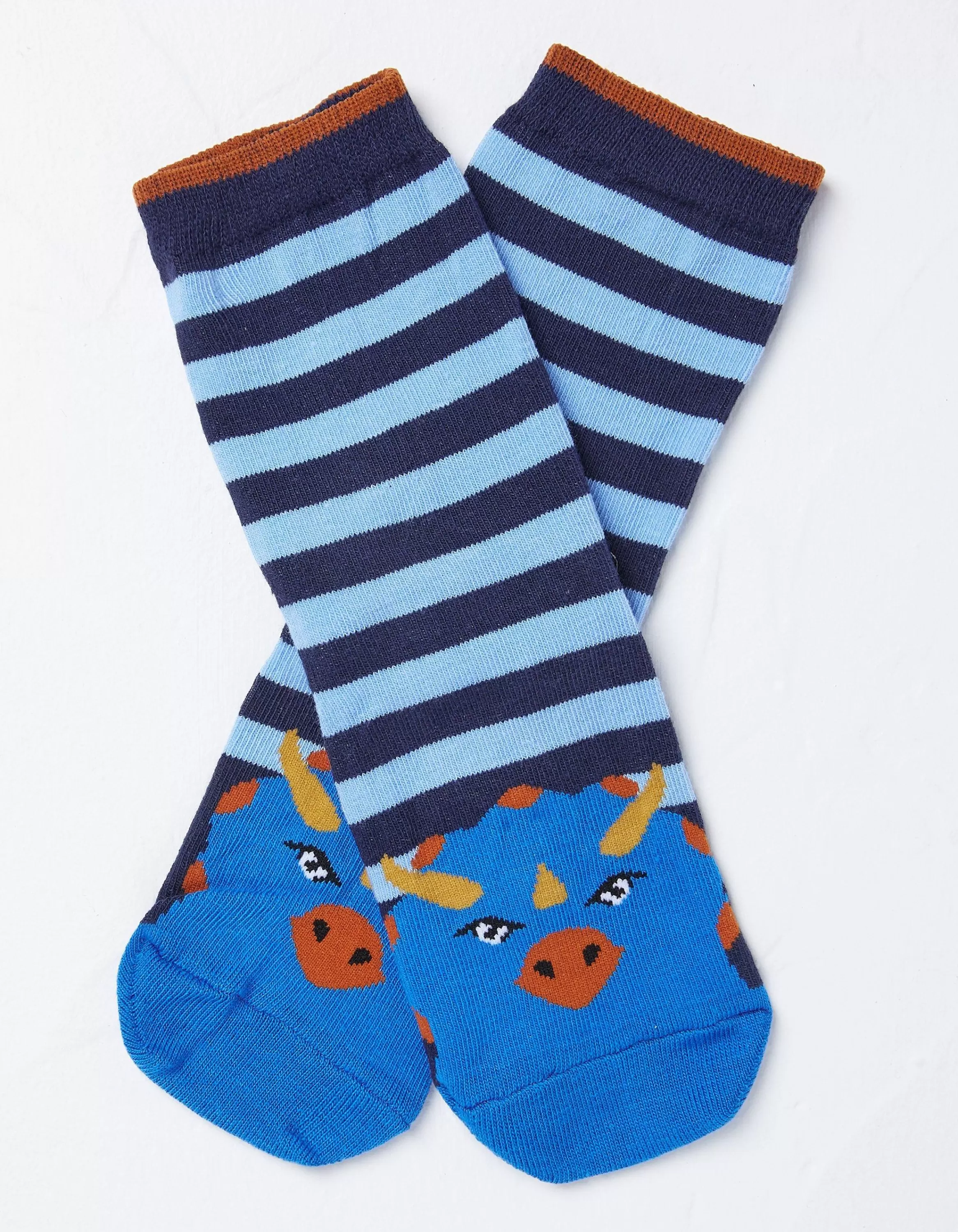 Best Sale FatFace 1 Pack Triceratops Socks Cobalt Blue