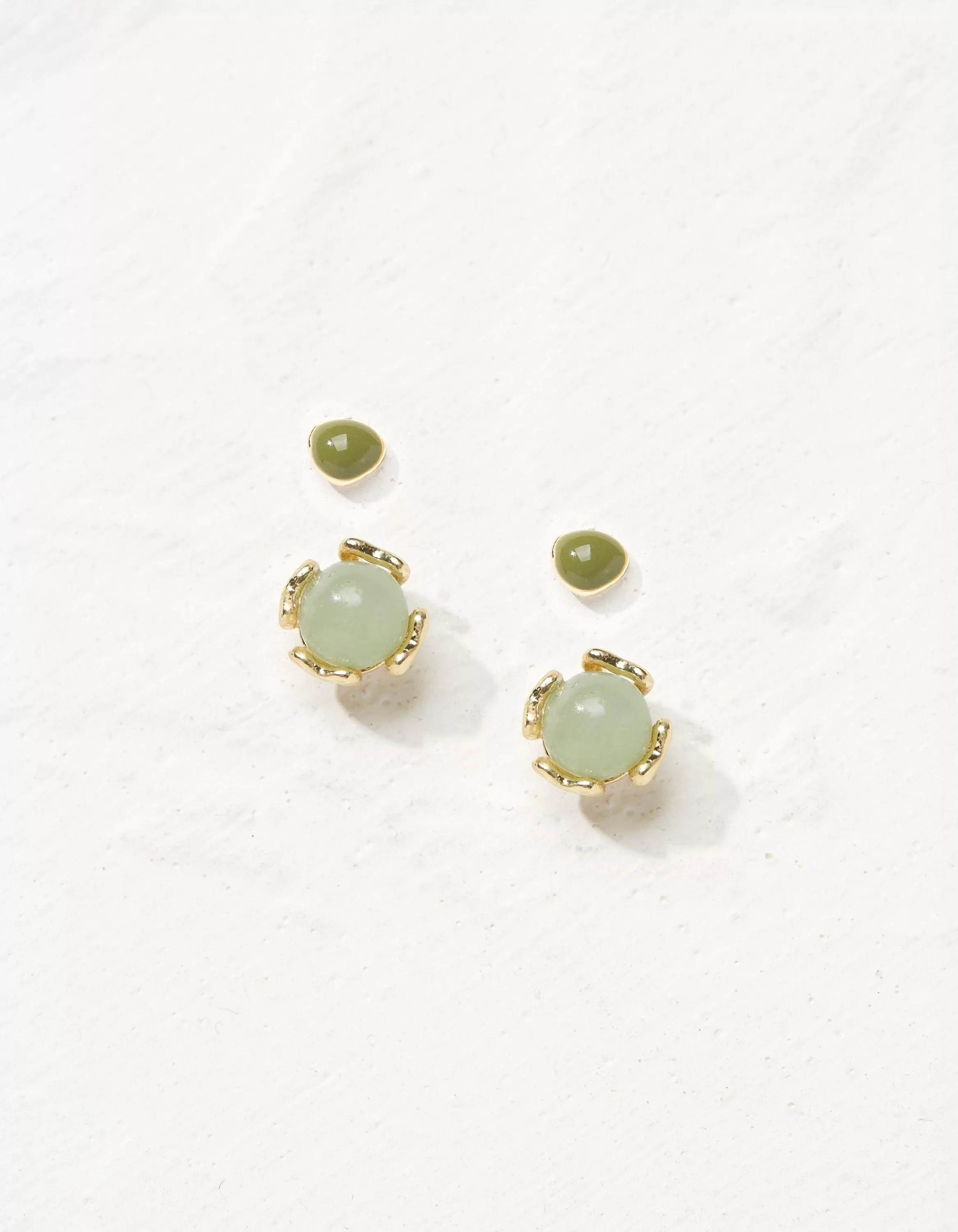 Discount FatFace 2 Pack Enamel Studs Green