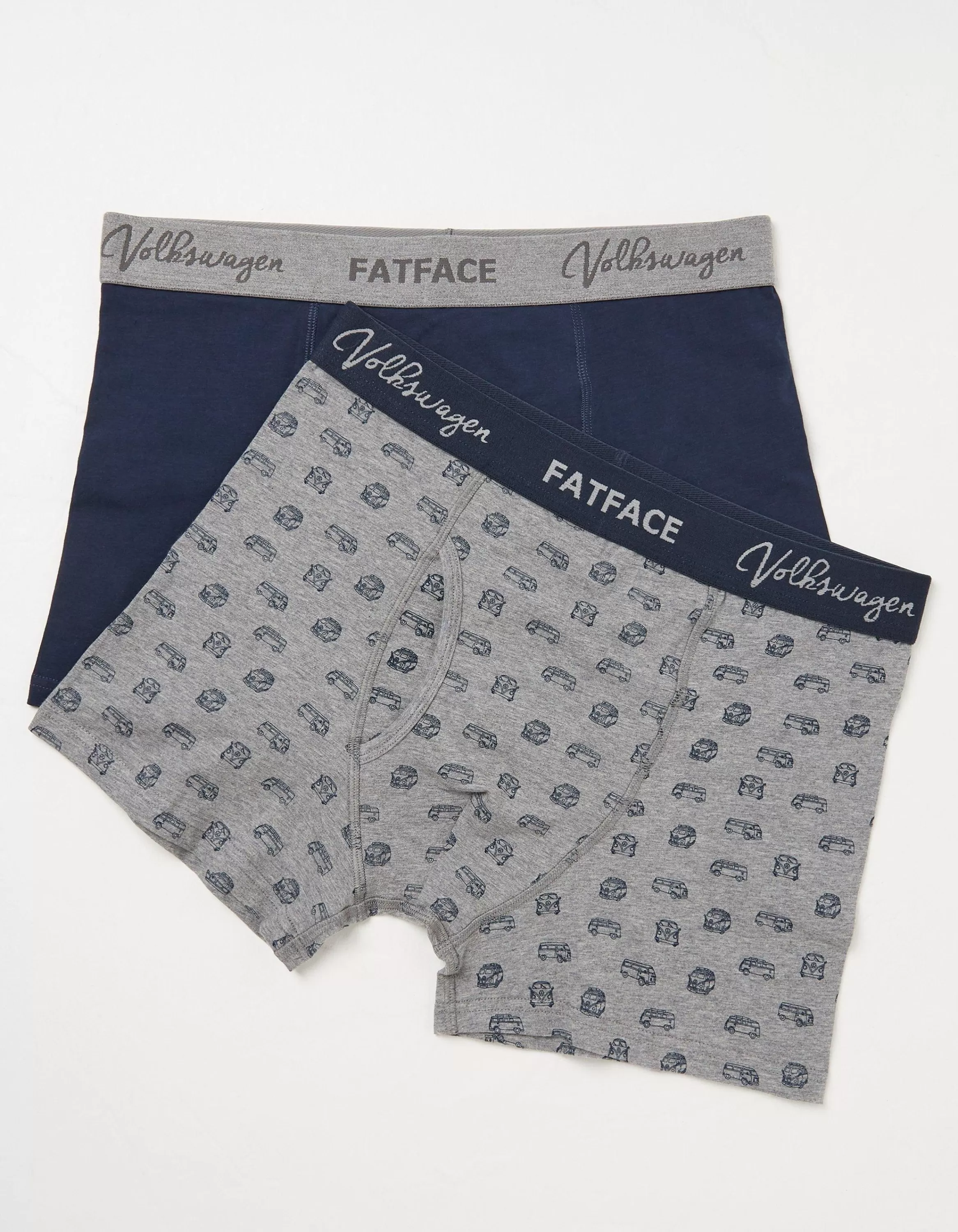 Store FatFace 2 Pack Vw Camper Boxers Grey Marl