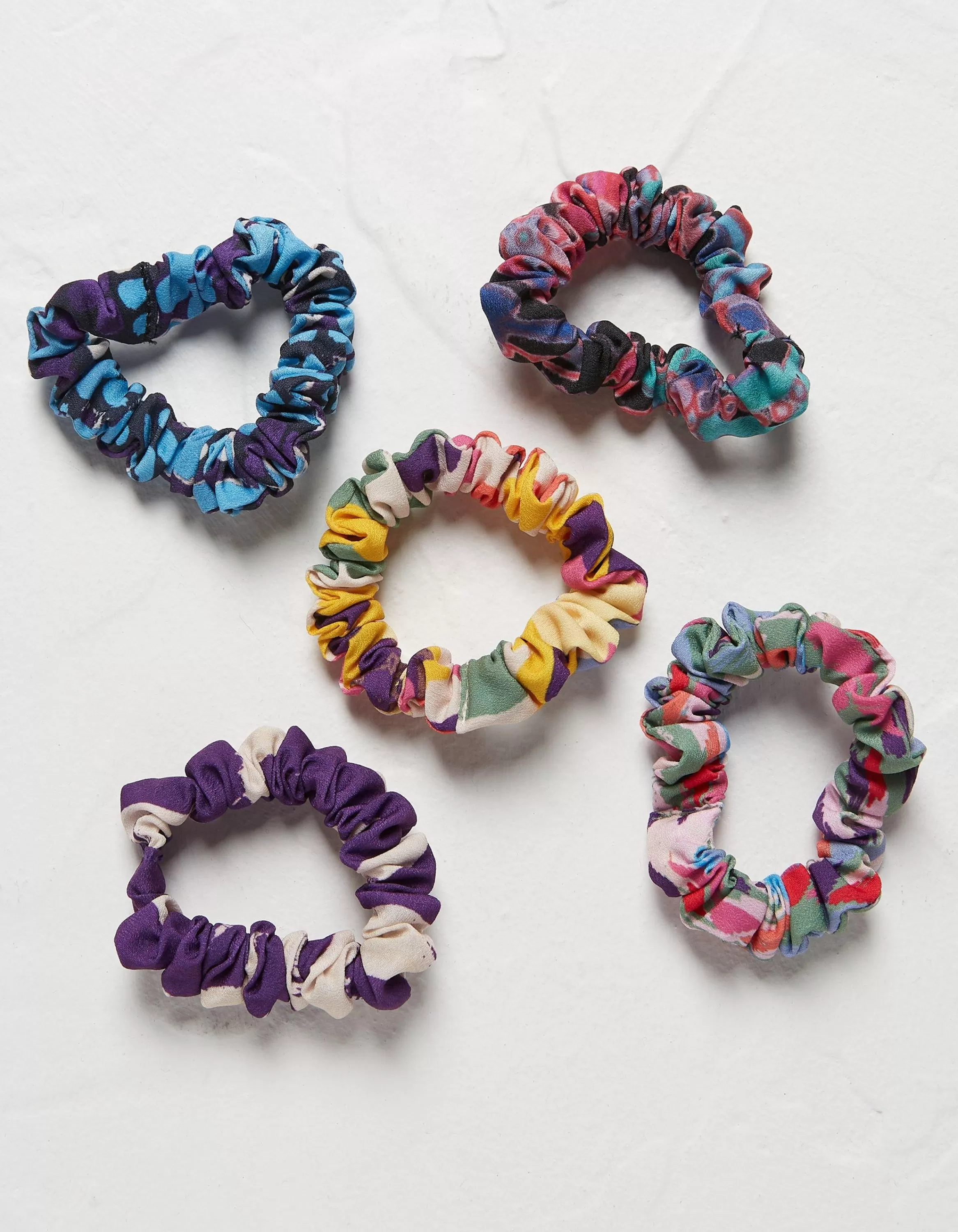 Flash Sale FatFace 5 Pack Art Club Scrunchies Multi