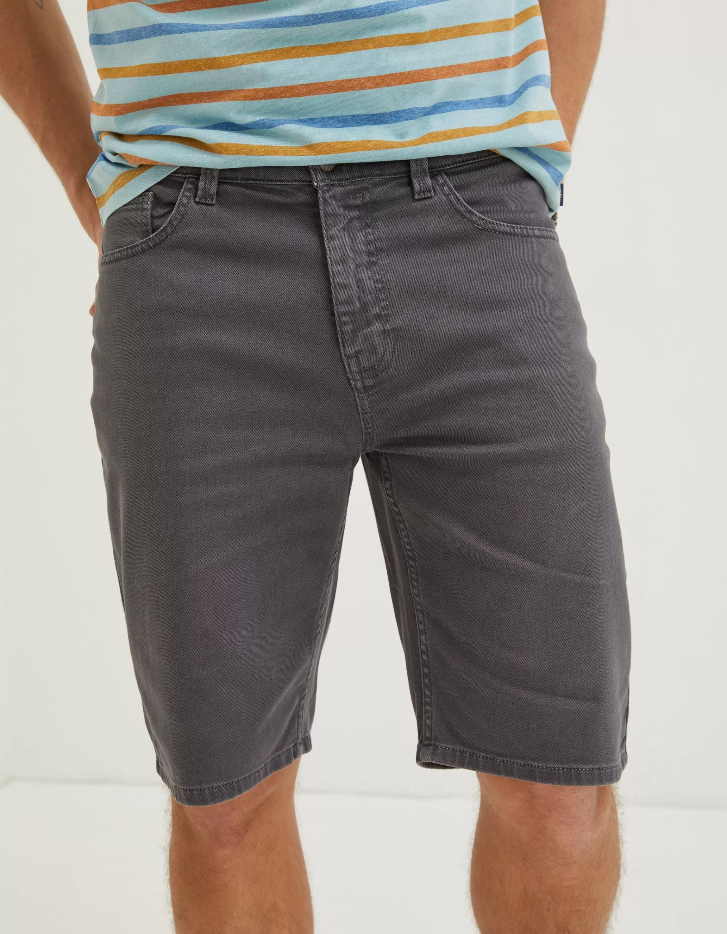 Best FatFace 5 Pocket Shorts Dark Grey