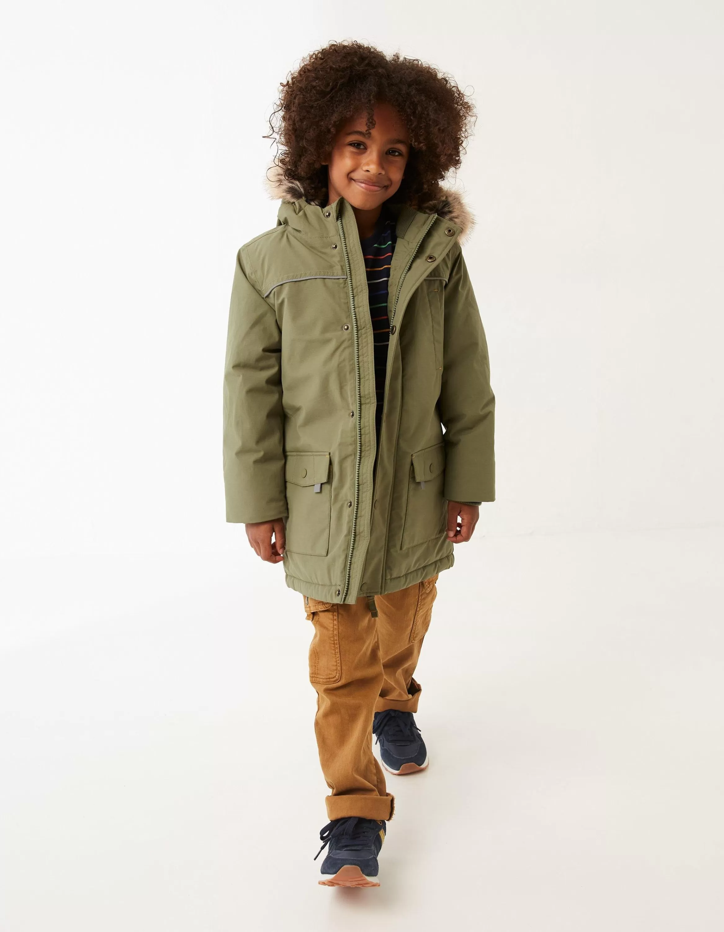 Flash Sale FatFace Addison Waterproof Parka Khaki