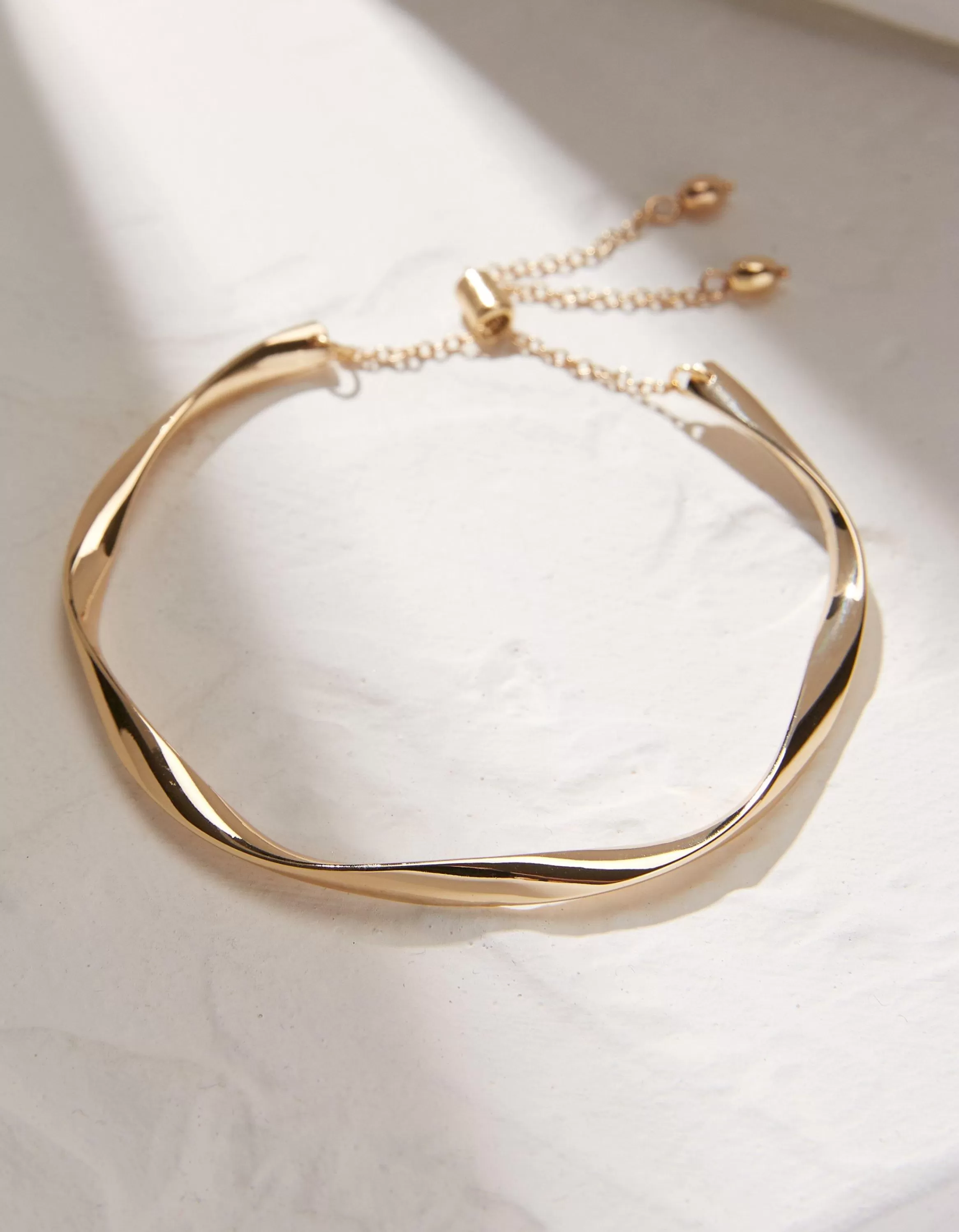 Fashion FatFace Adjustable Bangle Gold