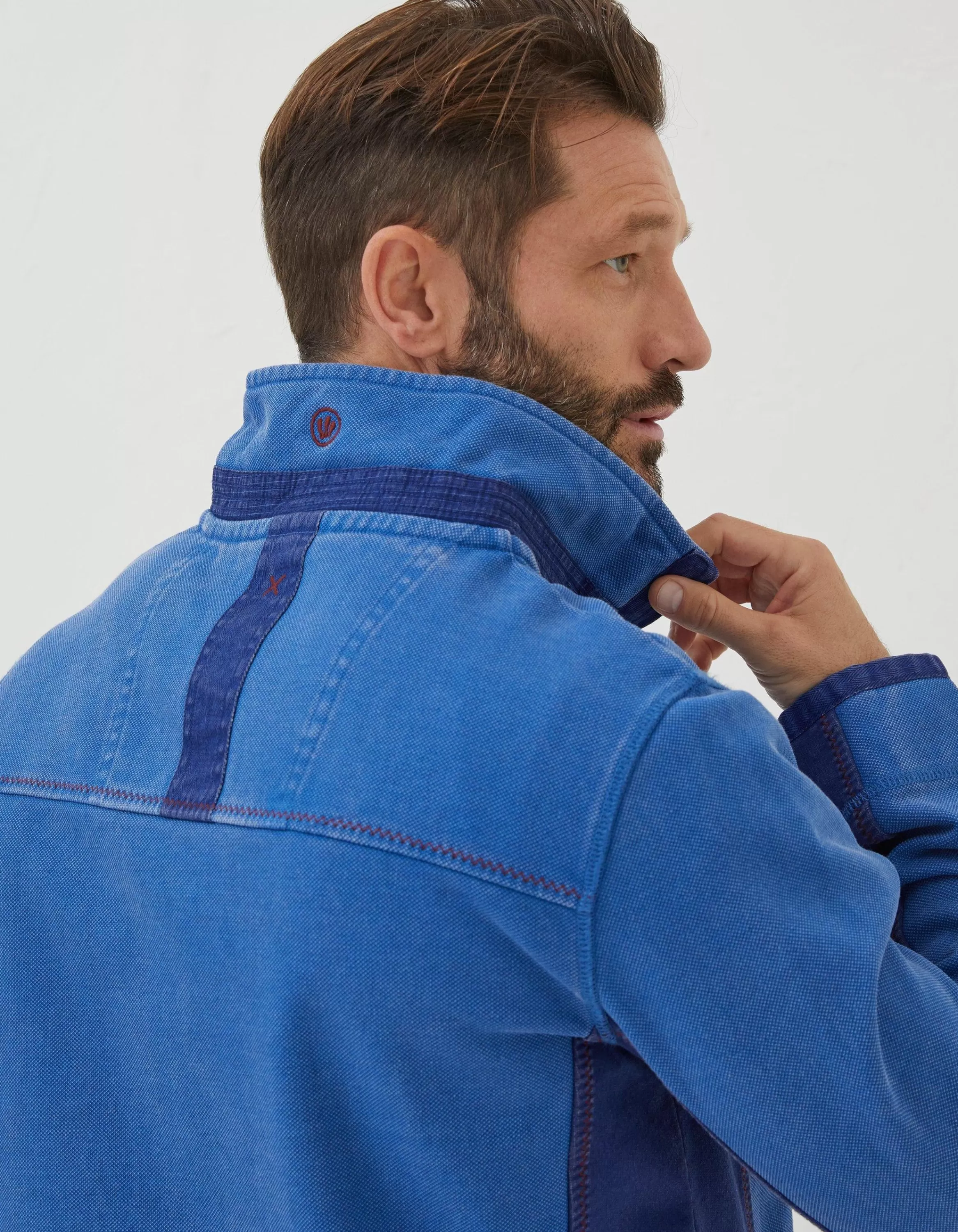 Best FatFace Airlie Pocket Panel Sweatshirt Cobalt Blue