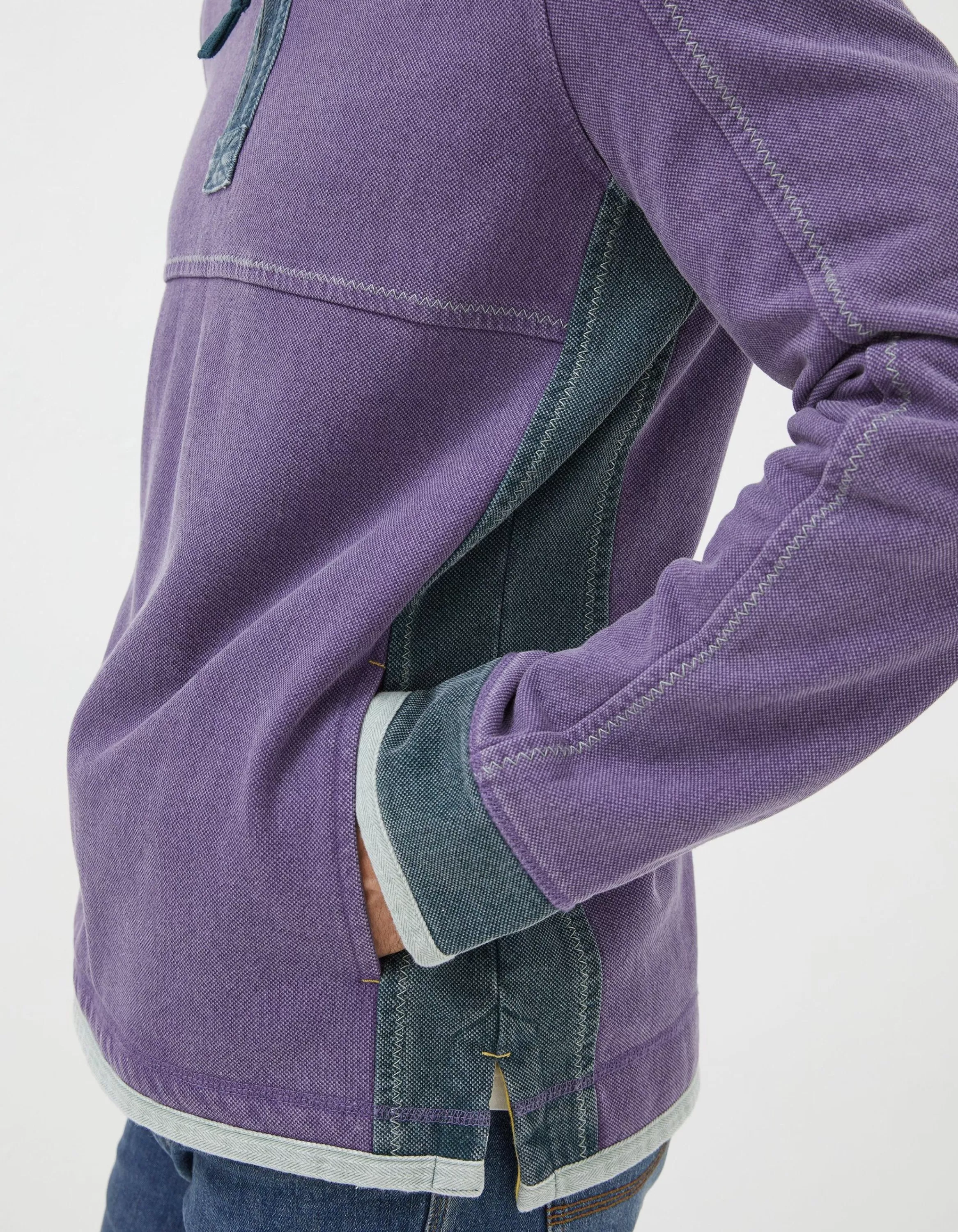 Outlet FatFace Airlie Pocket Sweatshirt Purple