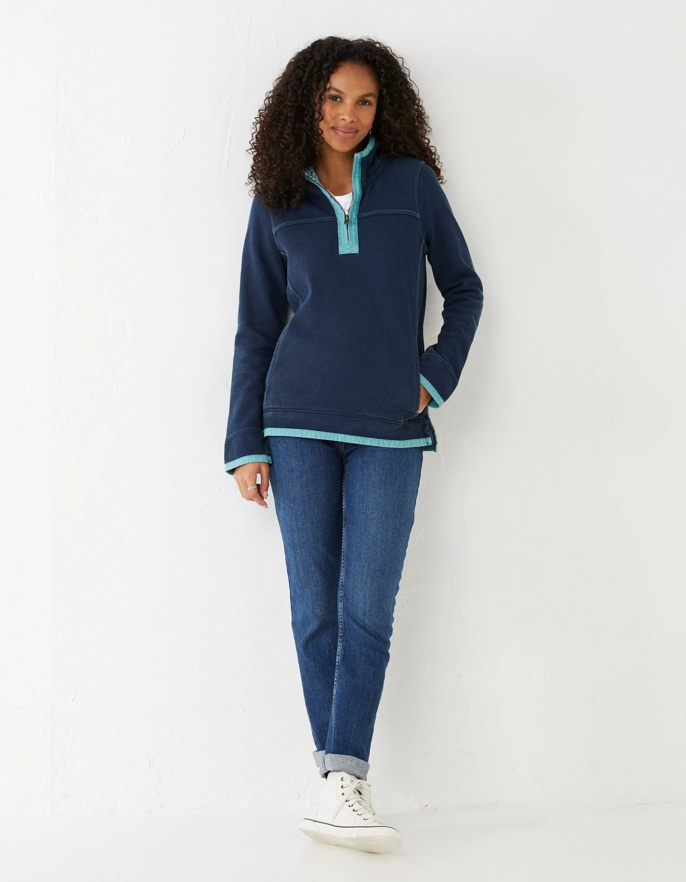 Store FatFace Airlie Sweatshirt Navy