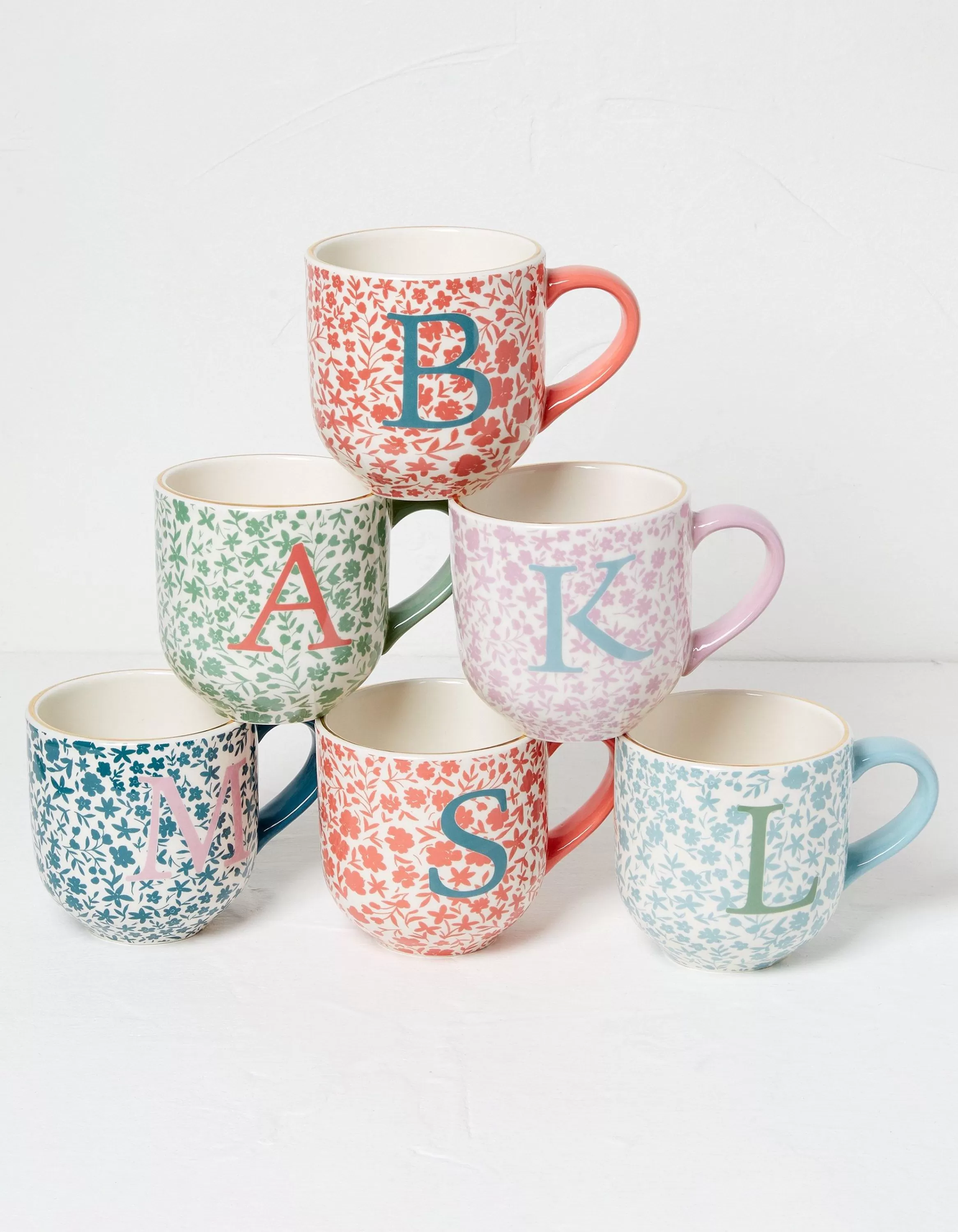 Best Sale FatFace Alphabet Mug A-L Multi