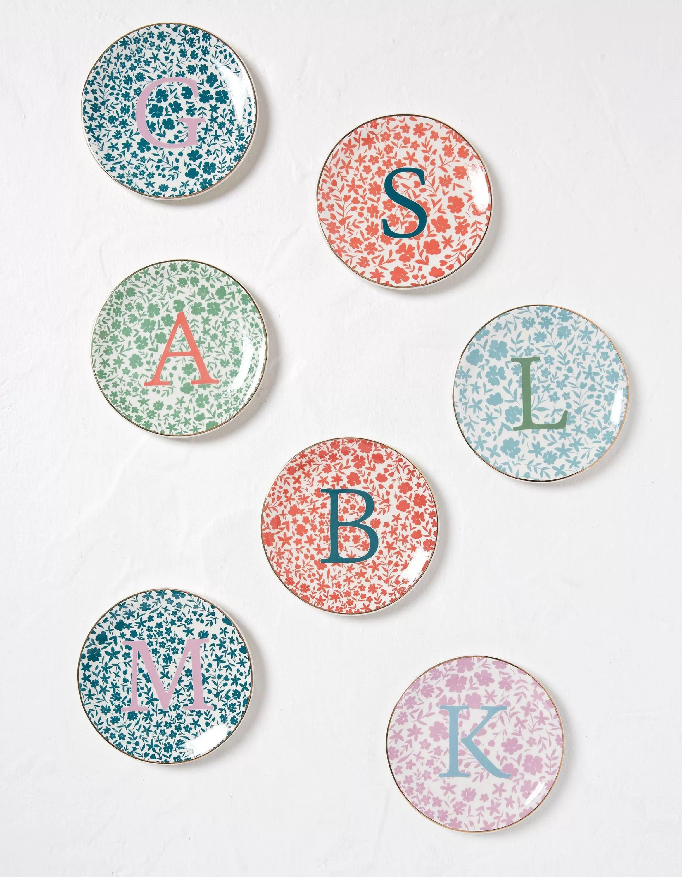 Discount FatFace Alphabet Trinket Dish A-L Multi