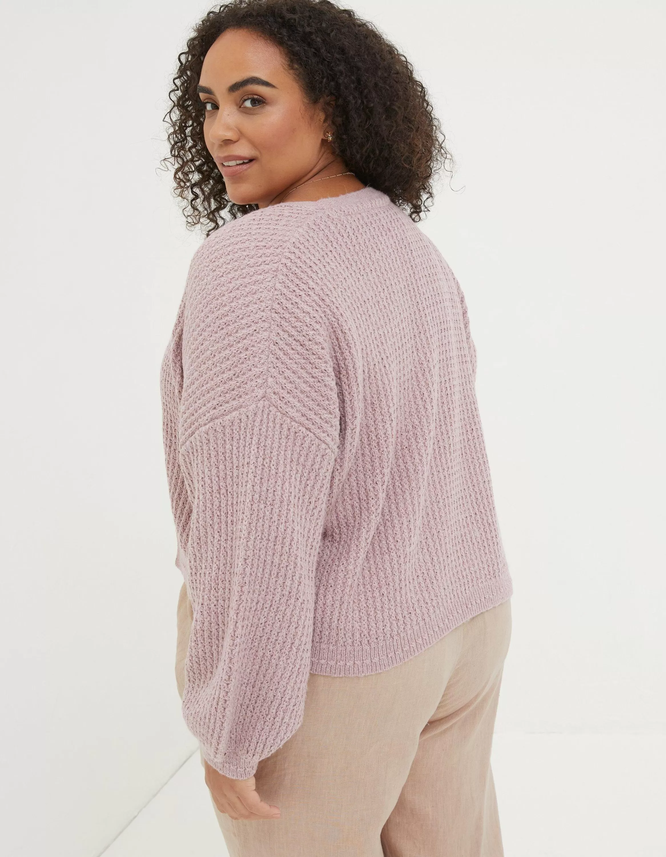 Best Sale FatFace Anna Cardigan Dusky Pink