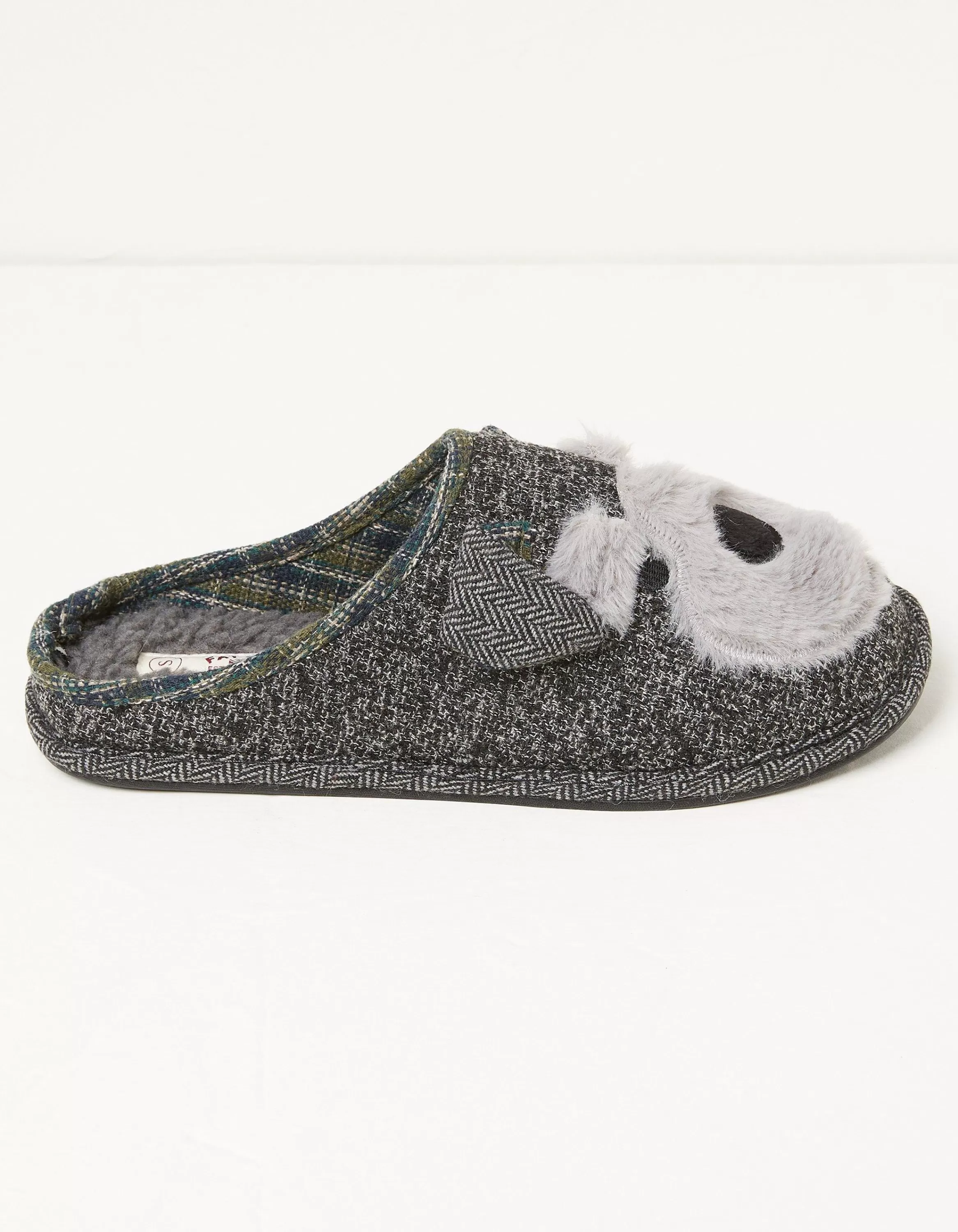 Online FatFace Archie Scotty Dog Slipper Grey