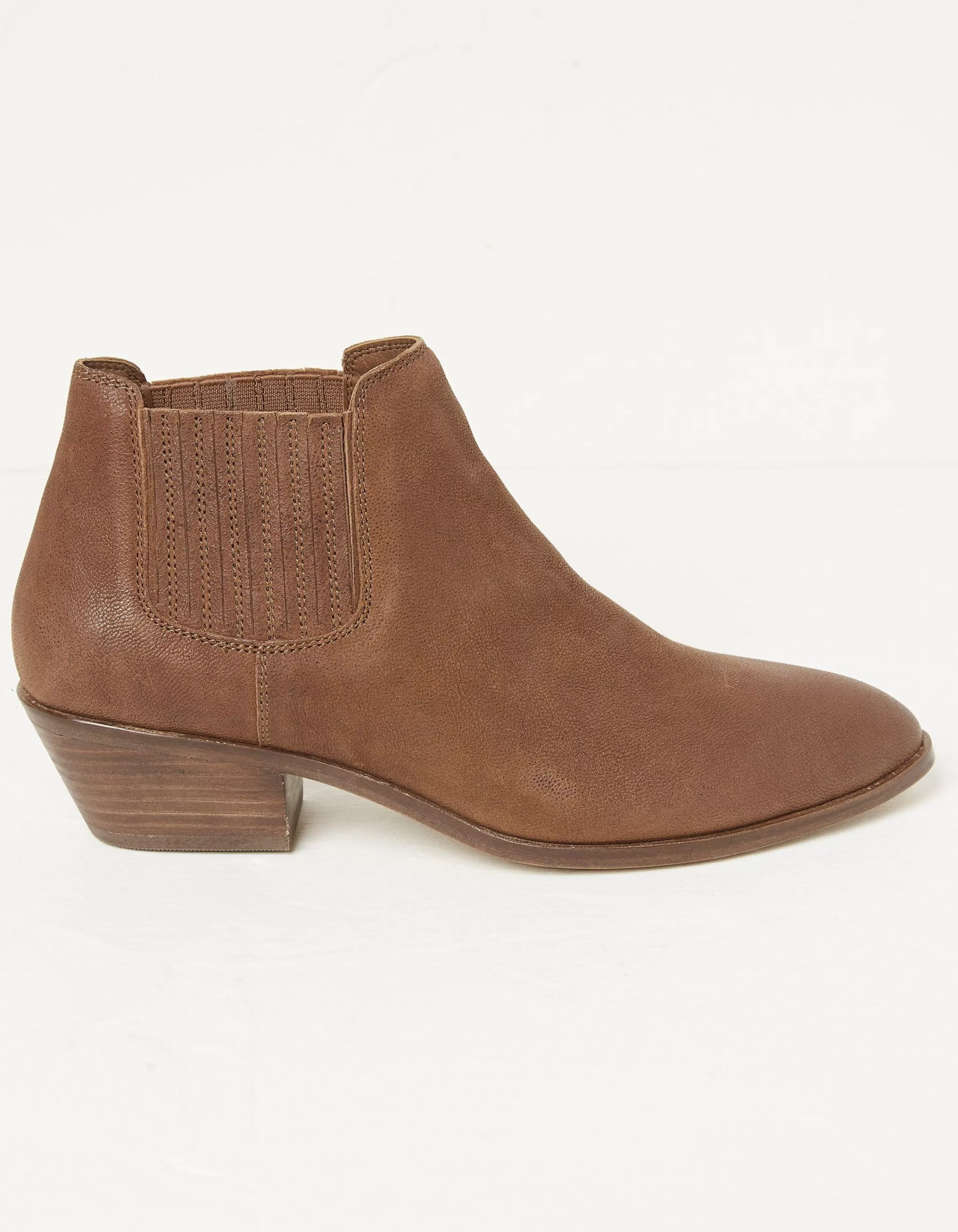 Store FatFace Ava Western Ankle Boot Tan