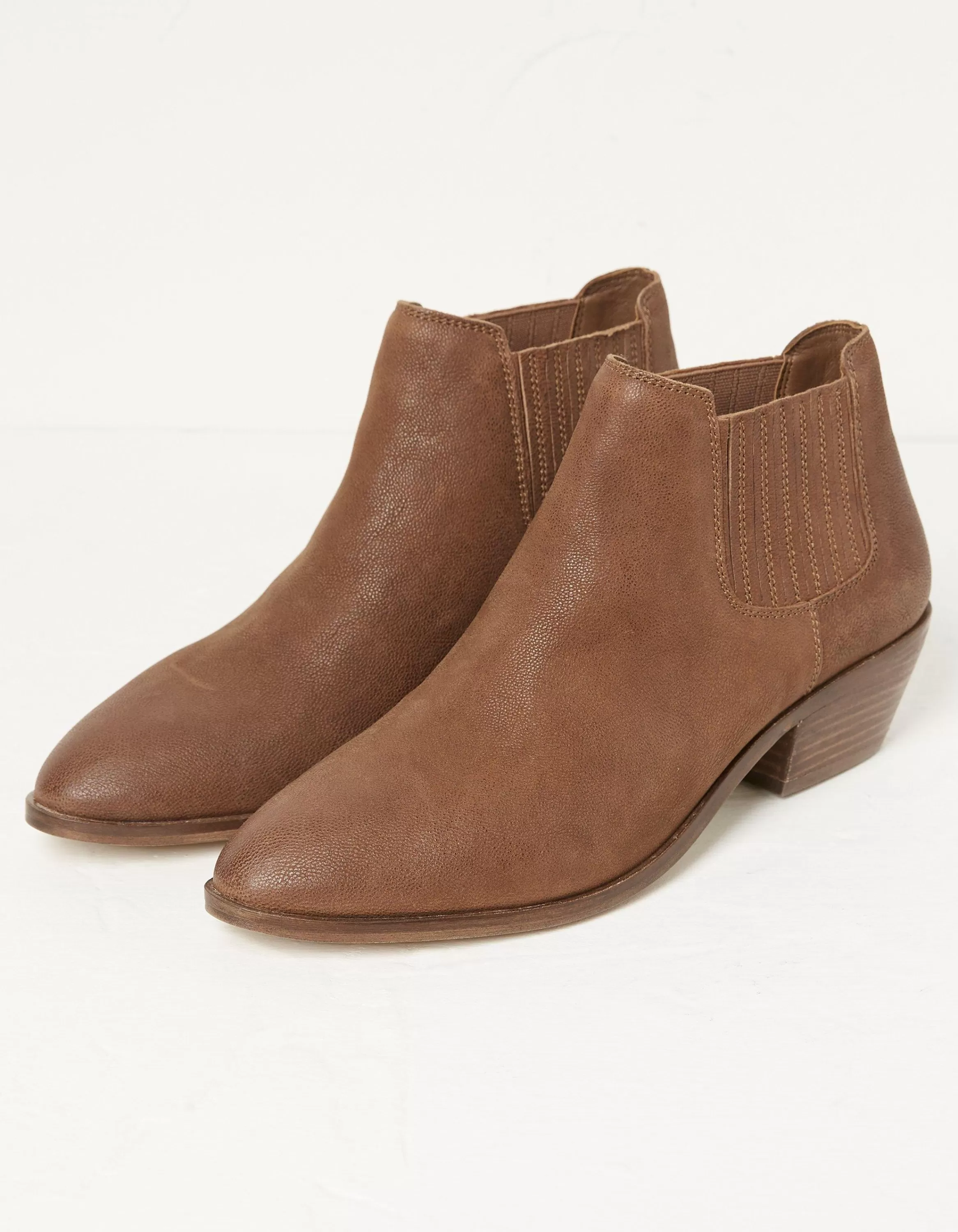 Store FatFace Ava Western Ankle Boot Tan