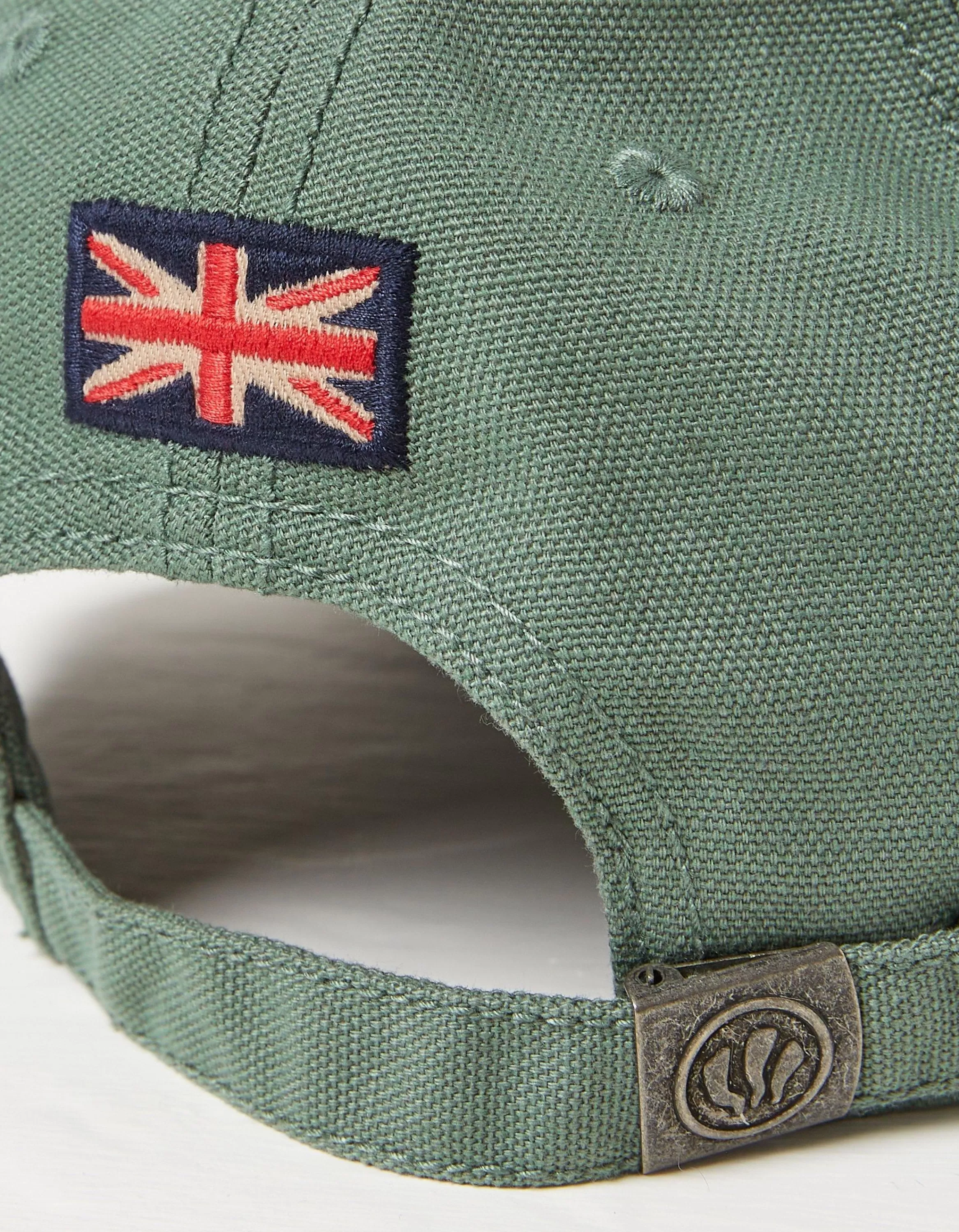 Outlet FatFace Baseball Cap Washed Green