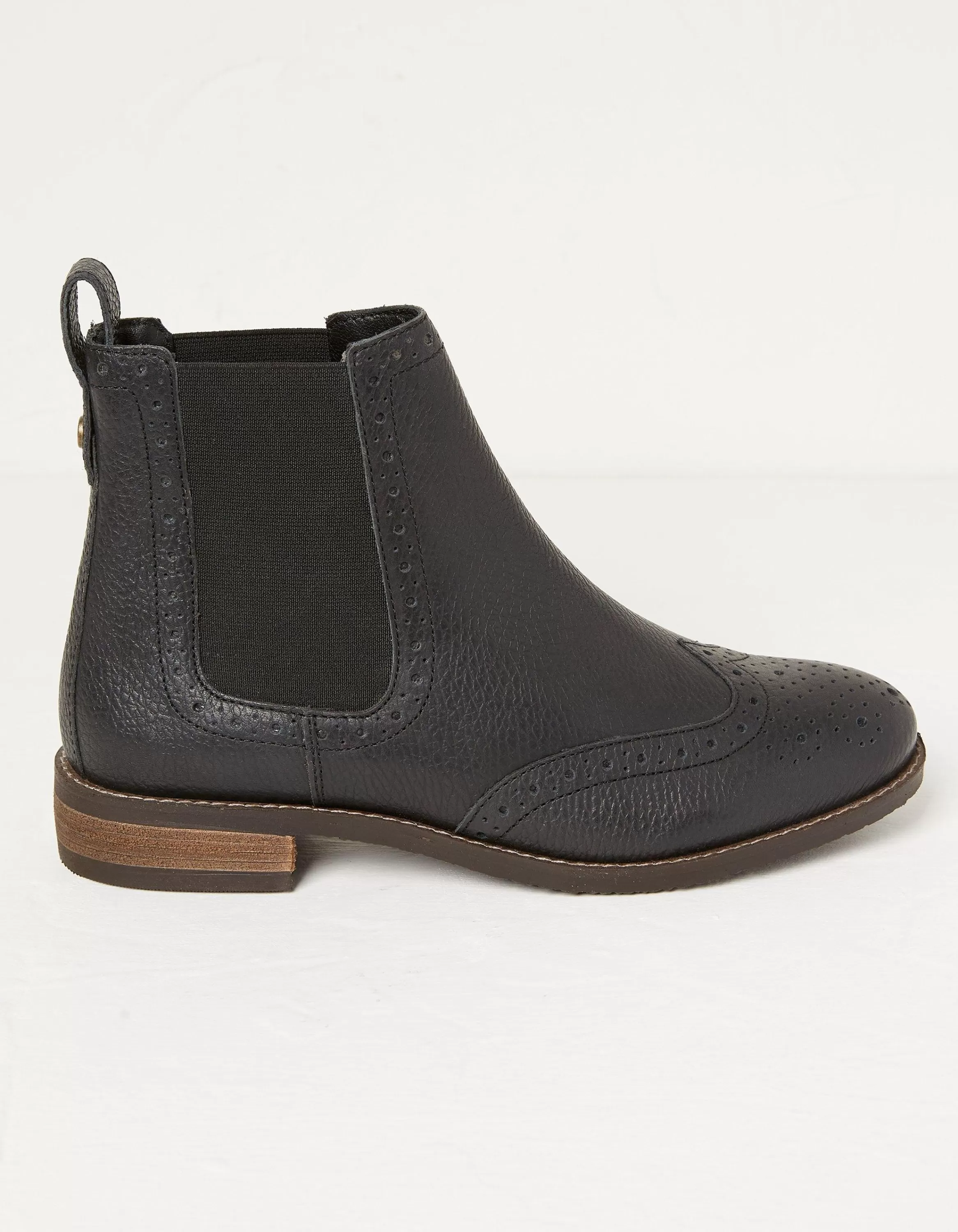 Shop FatFace Bea Chelsea Boots Black