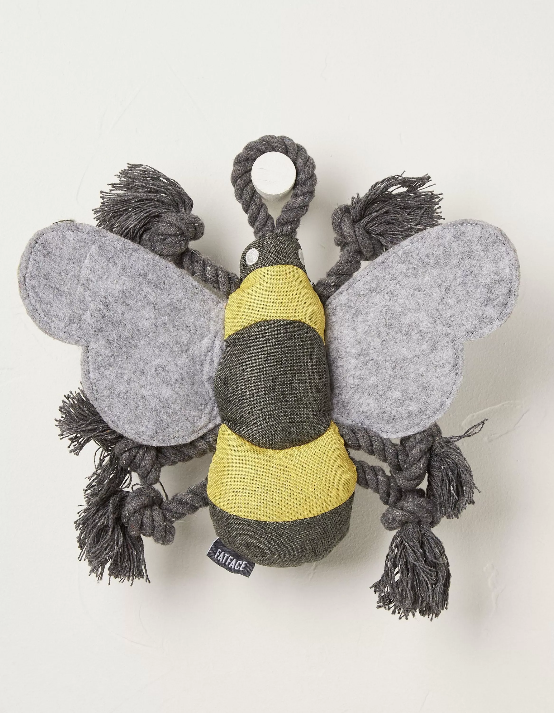 Clearance FatFace Bee Dog Toy Yellow