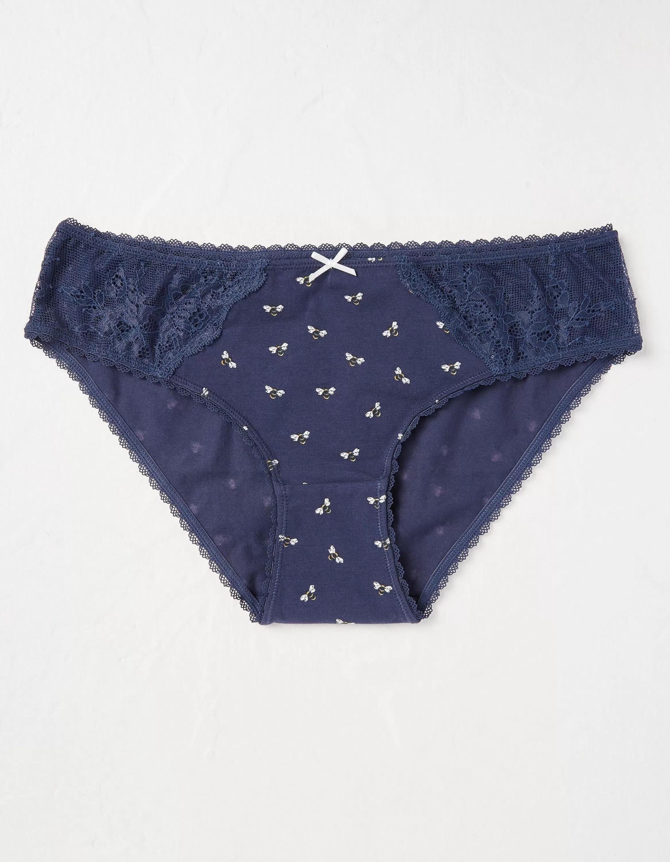 Fashion FatFace Bee Print Mini Knickers Navy