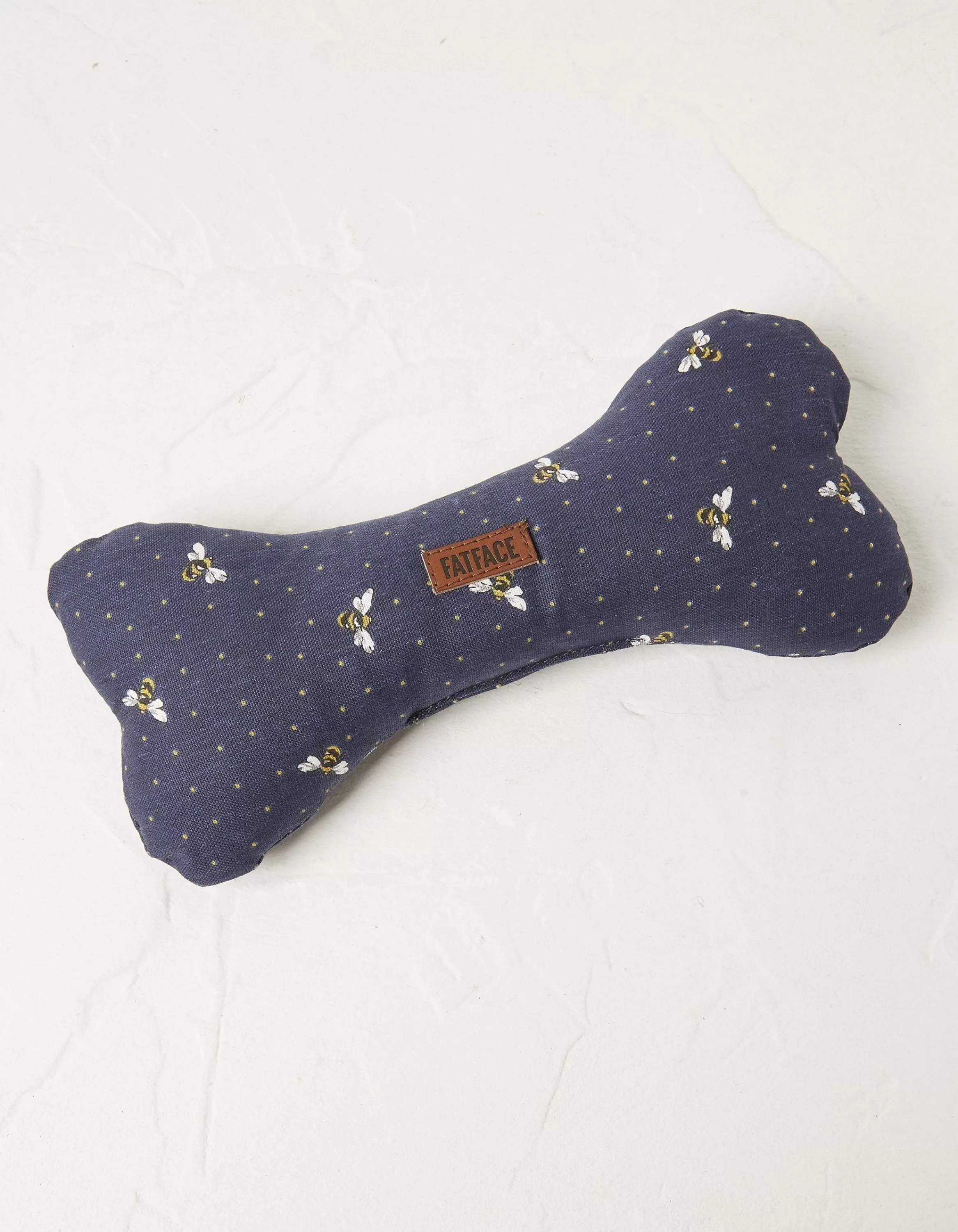 Sale FatFace Bee Spot Print Dog Toy Navy