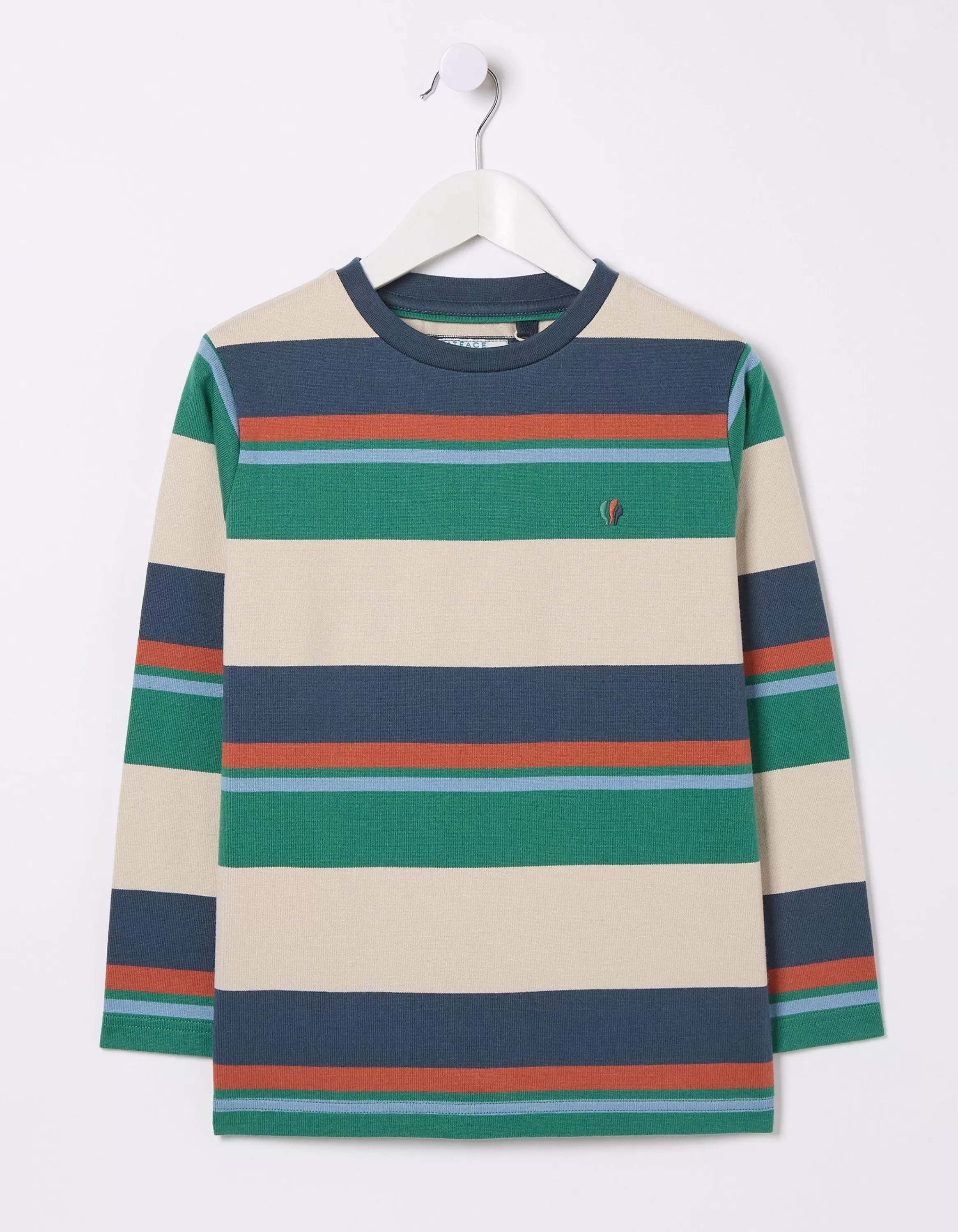 Store FatFace Block Stripe Jersey T-Shirt Multi