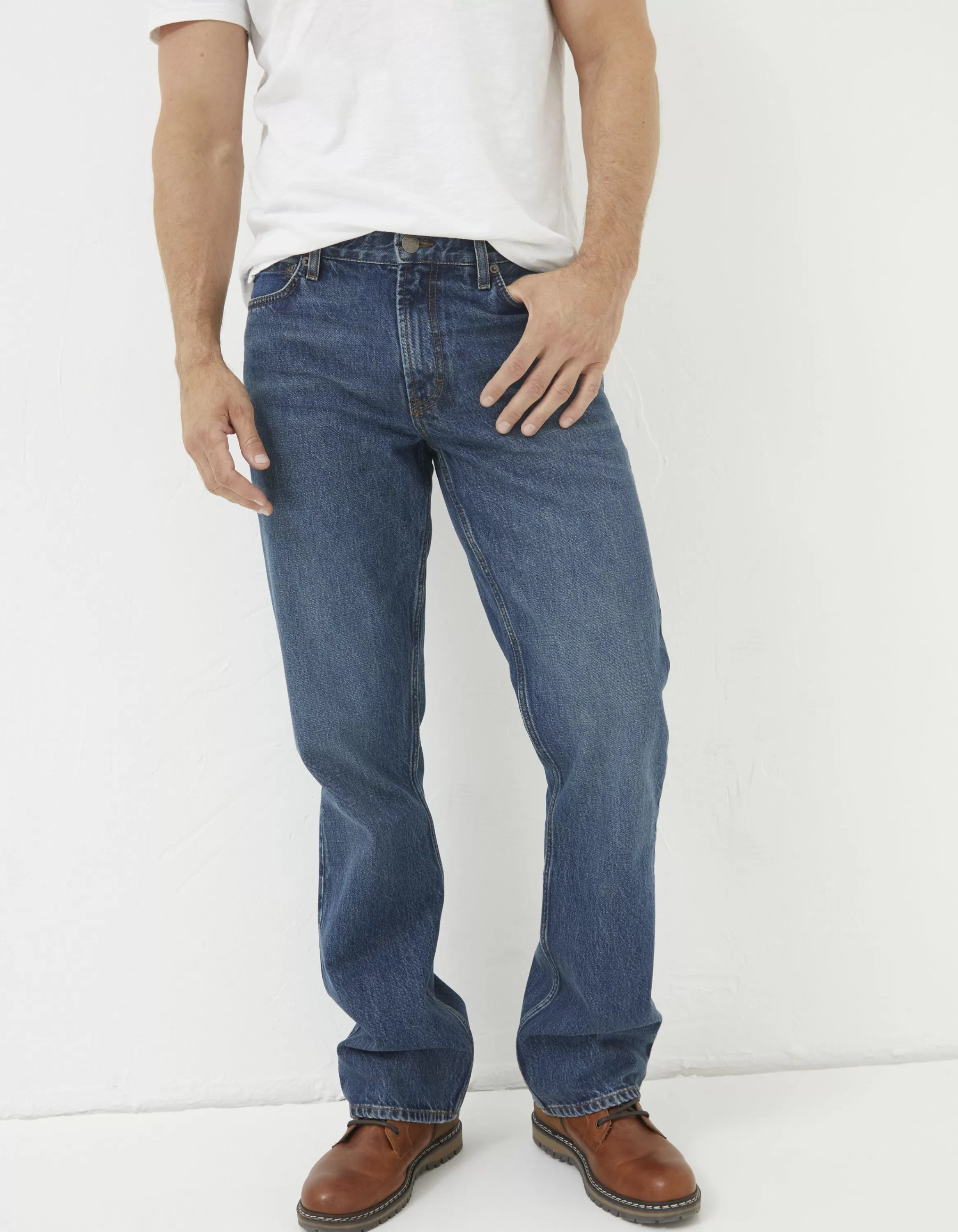 Online FatFace Bootcut Jeans Indigo Blue