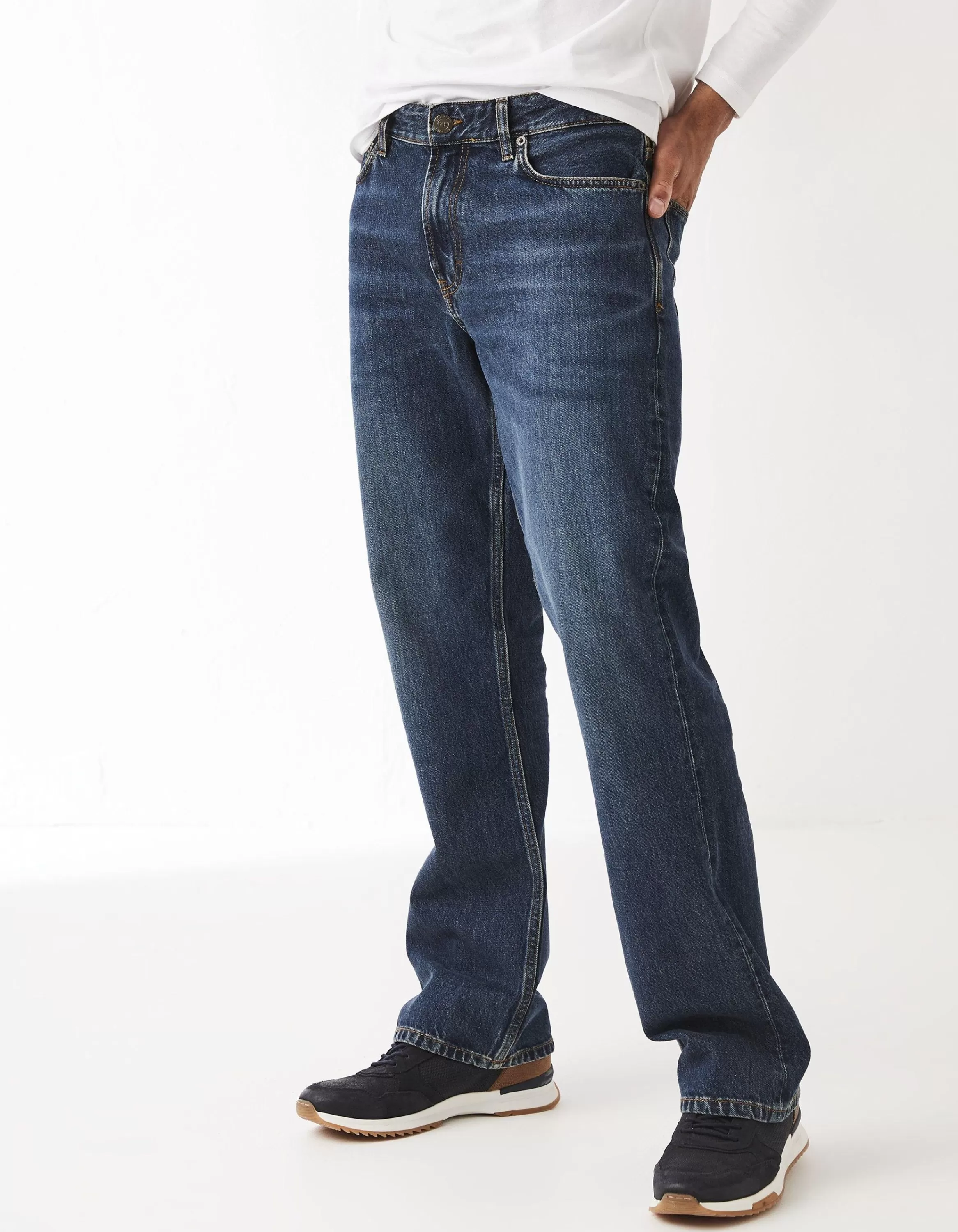 Cheap FatFace Bootcut Mid Wash Jeans Denim