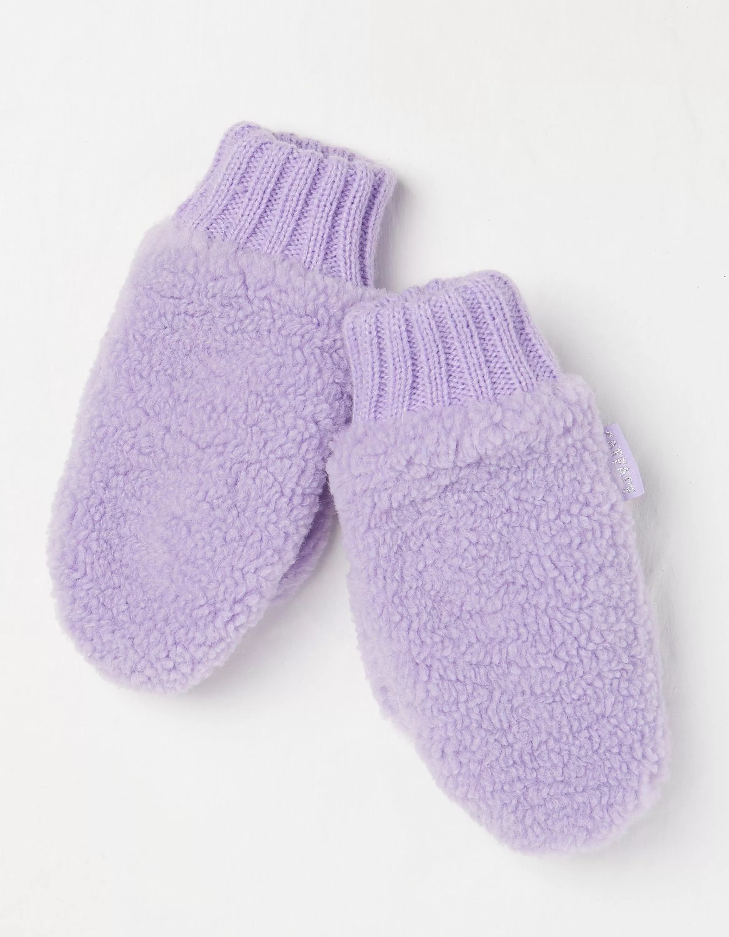 Discount FatFace Borg Mittens Lilac