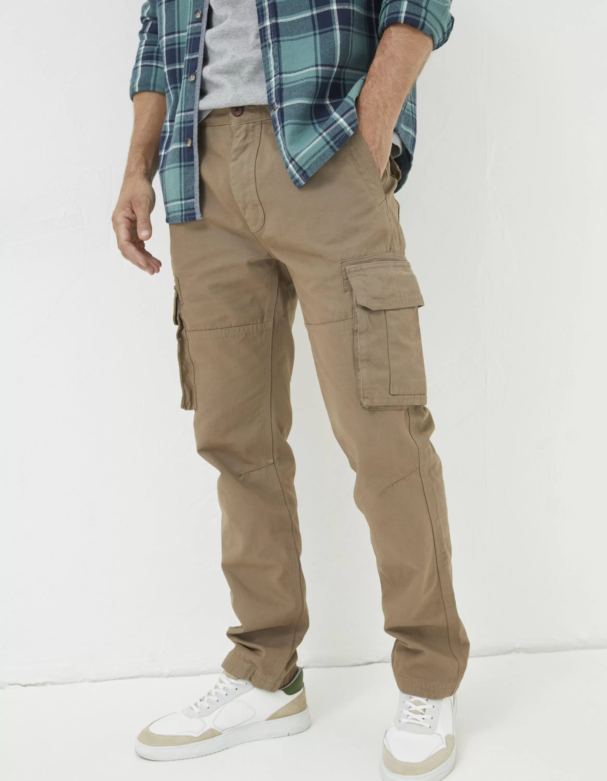 Store FatFace Breakyard Cargo Trousers Dark Natural