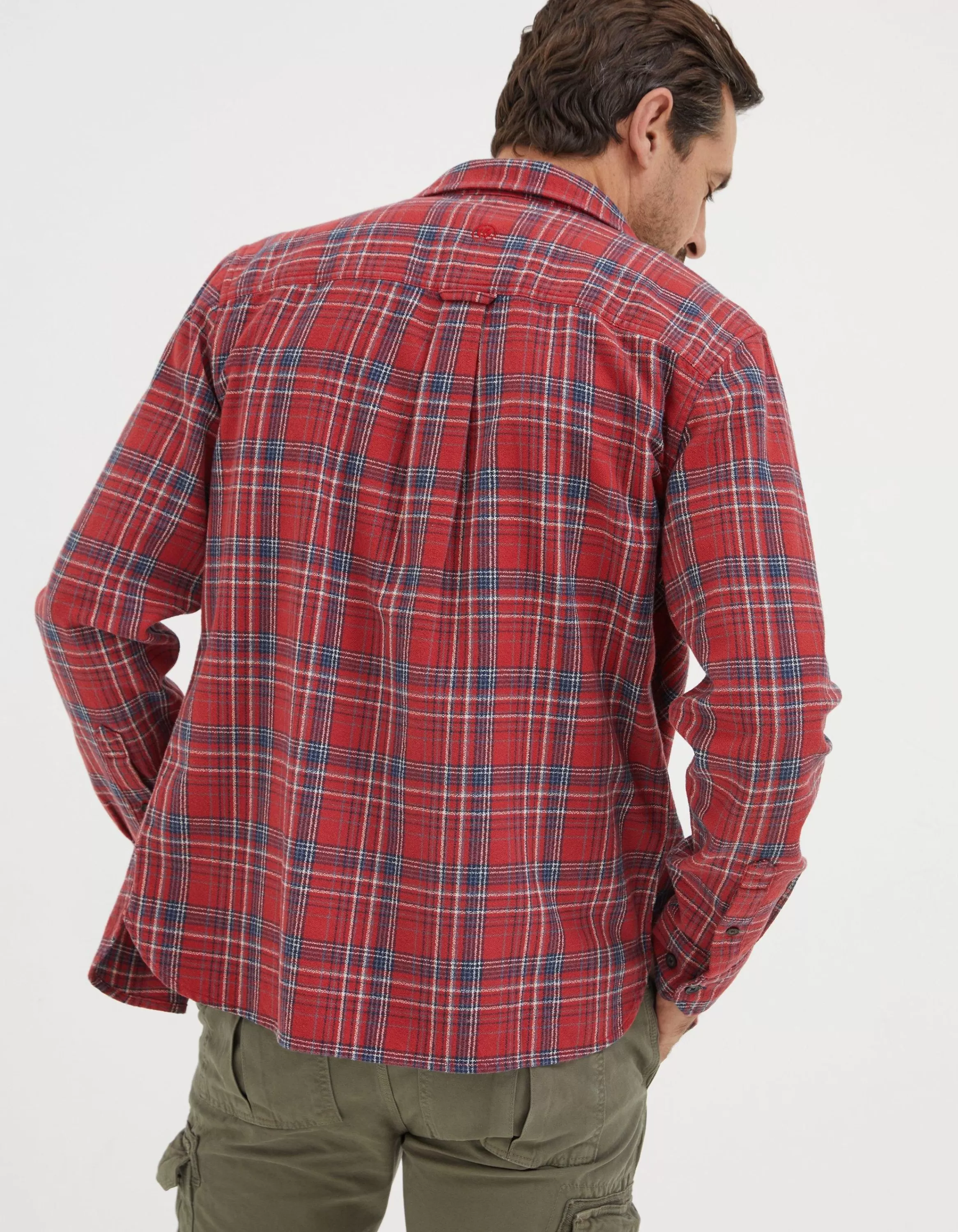 Best FatFace Broadfield Check Shirt Red