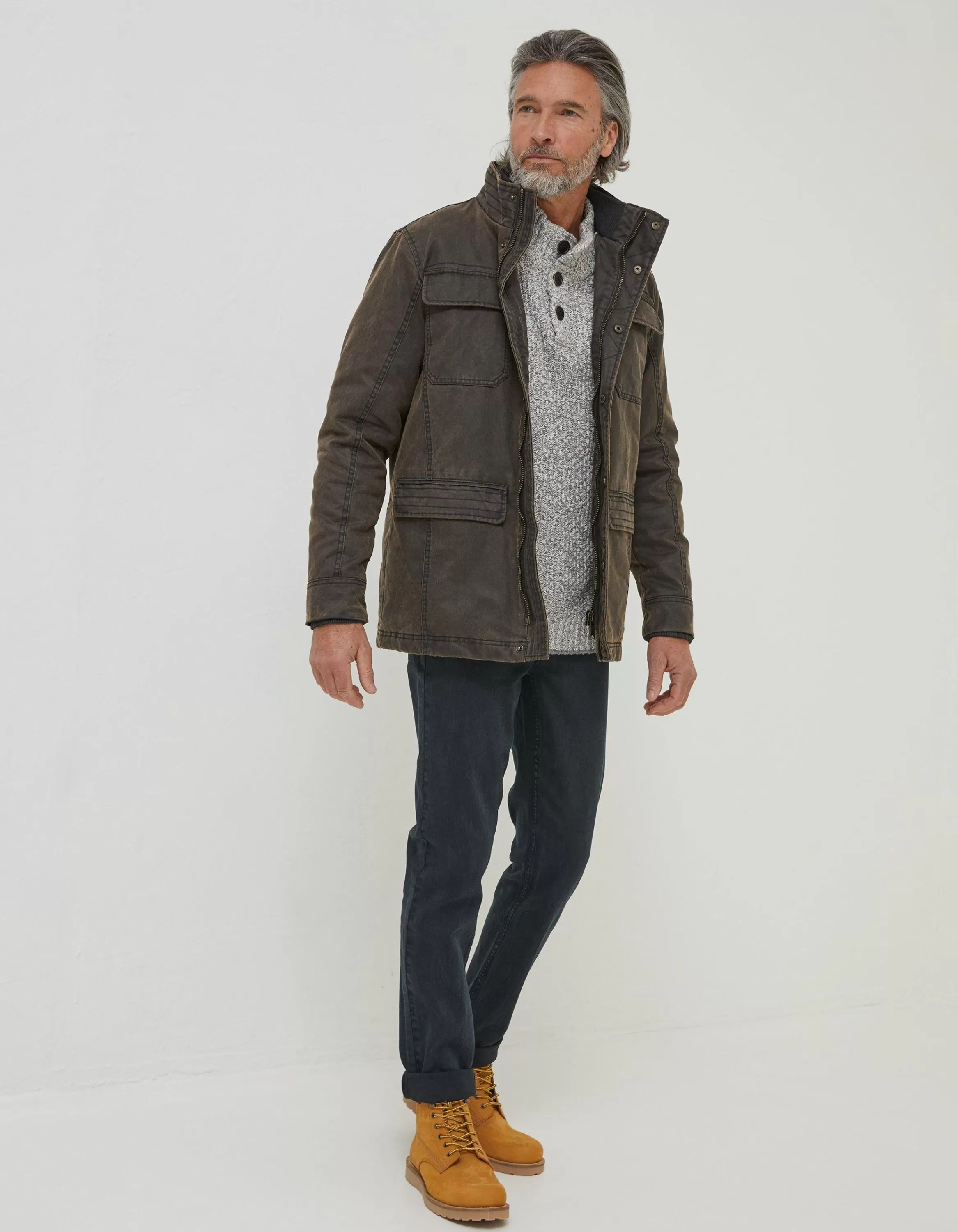 Store FatFace Broadsands 4 Pocket Jacket Brown