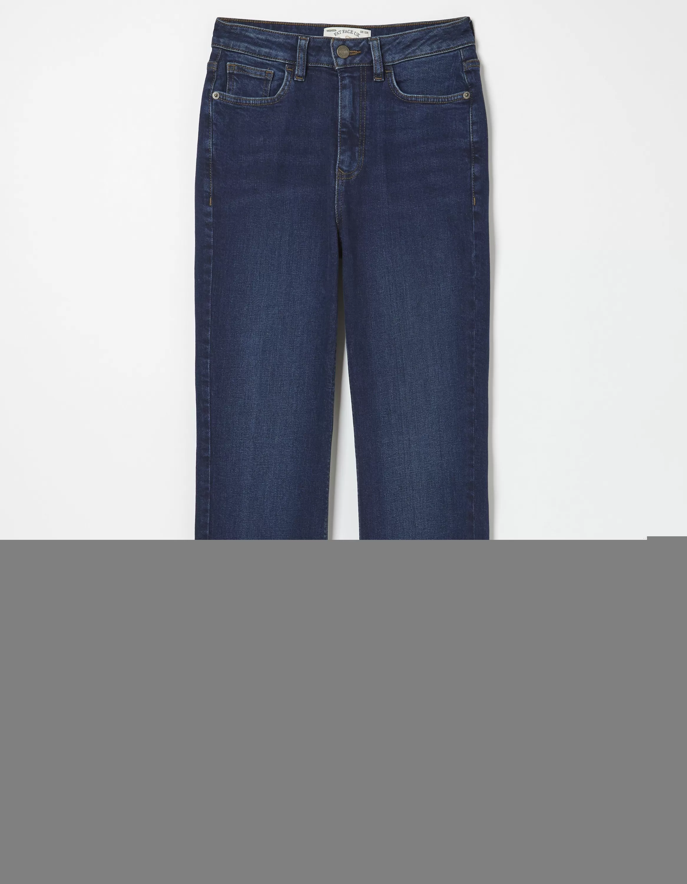 Clearance FatFace Brooke Bootcut Jeans Dark Denim Blue