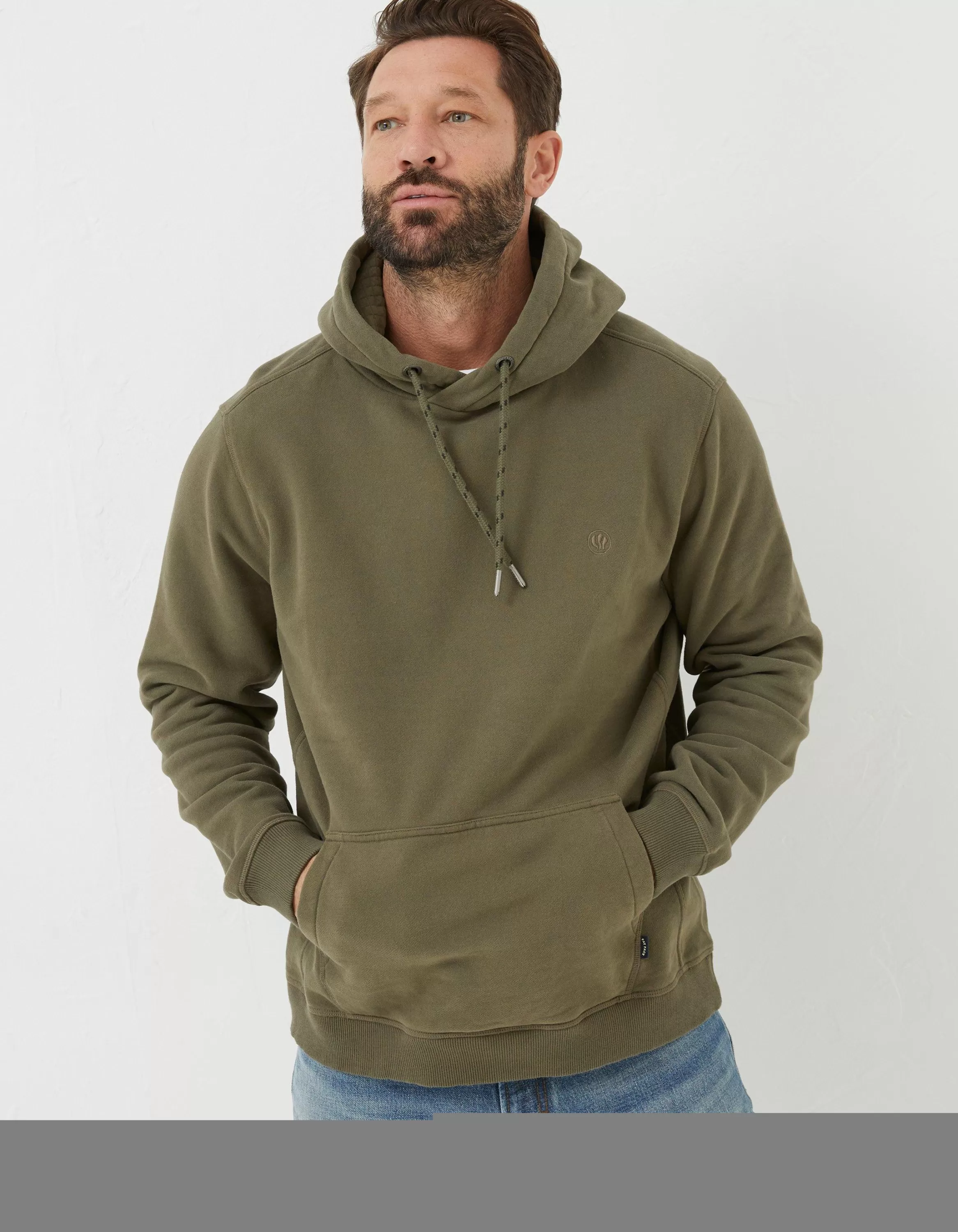 Fashion FatFace Brooke Hoodie Olive Green