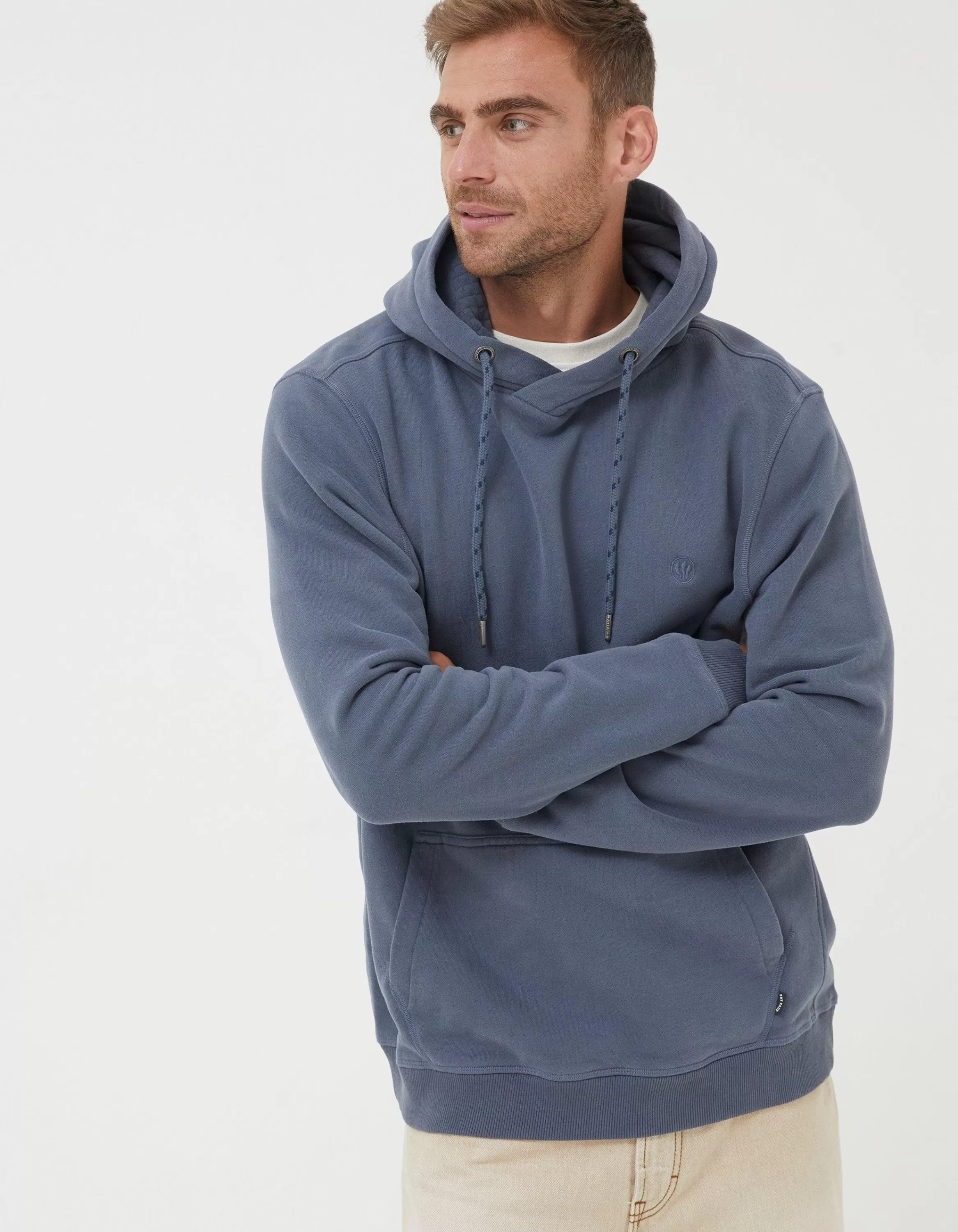 Online FatFace Brooke Hoodie Dusky Blue