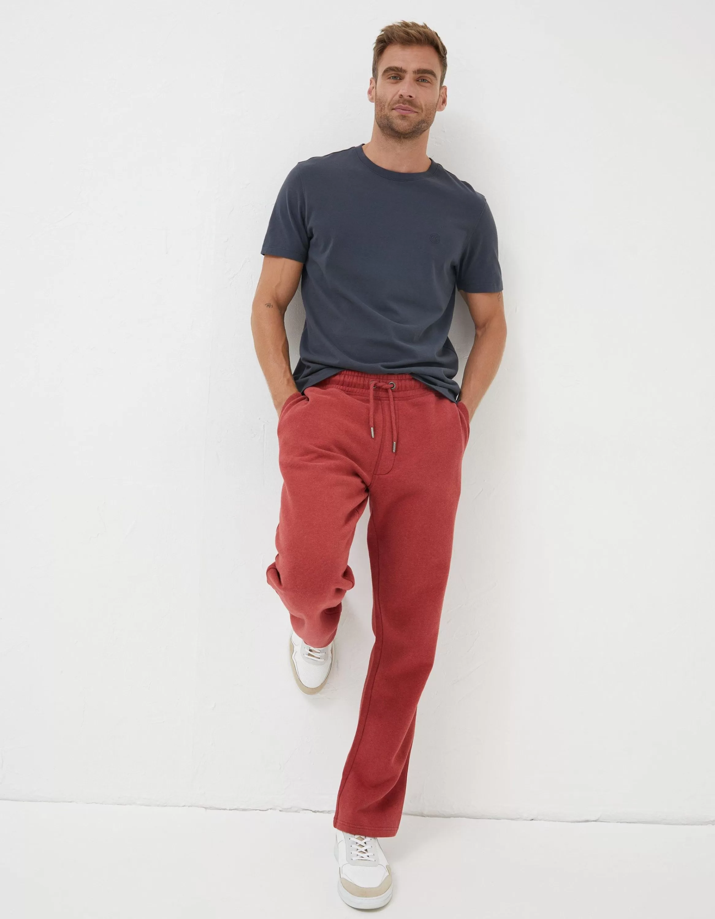 Cheap FatFace Brooke Relaxed Joggers Washed Red