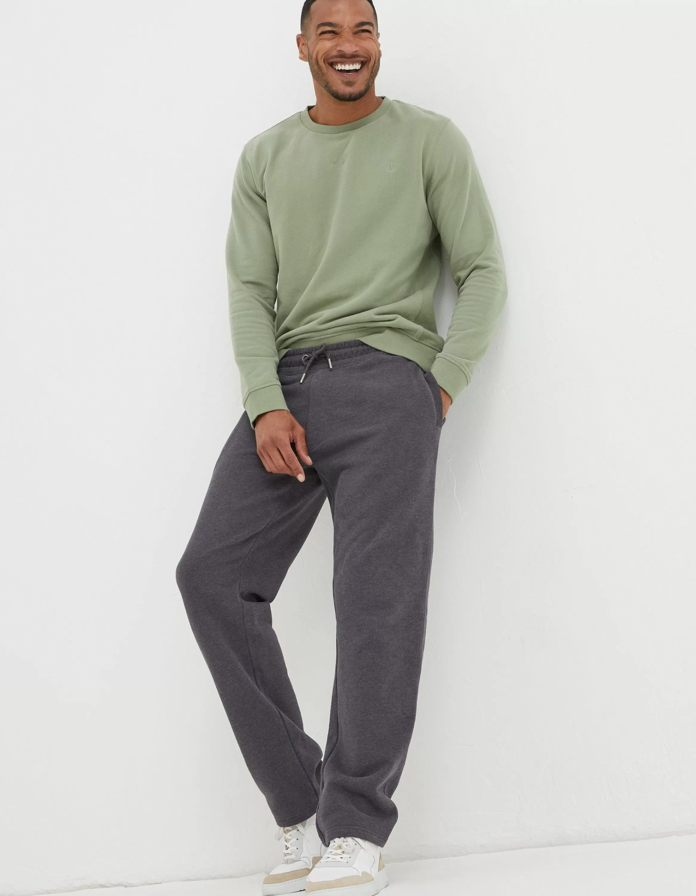 Clearance FatFace Brooke Relaxed Joggers Charcoal Marl