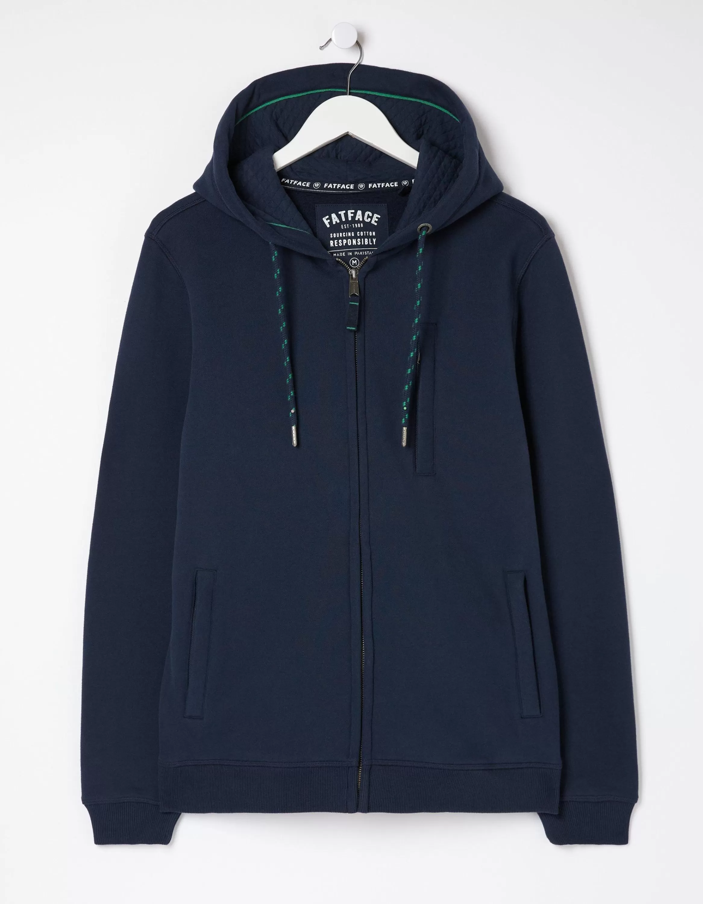 Best Sale FatFace Brooke Zip Through Hoodie Navy