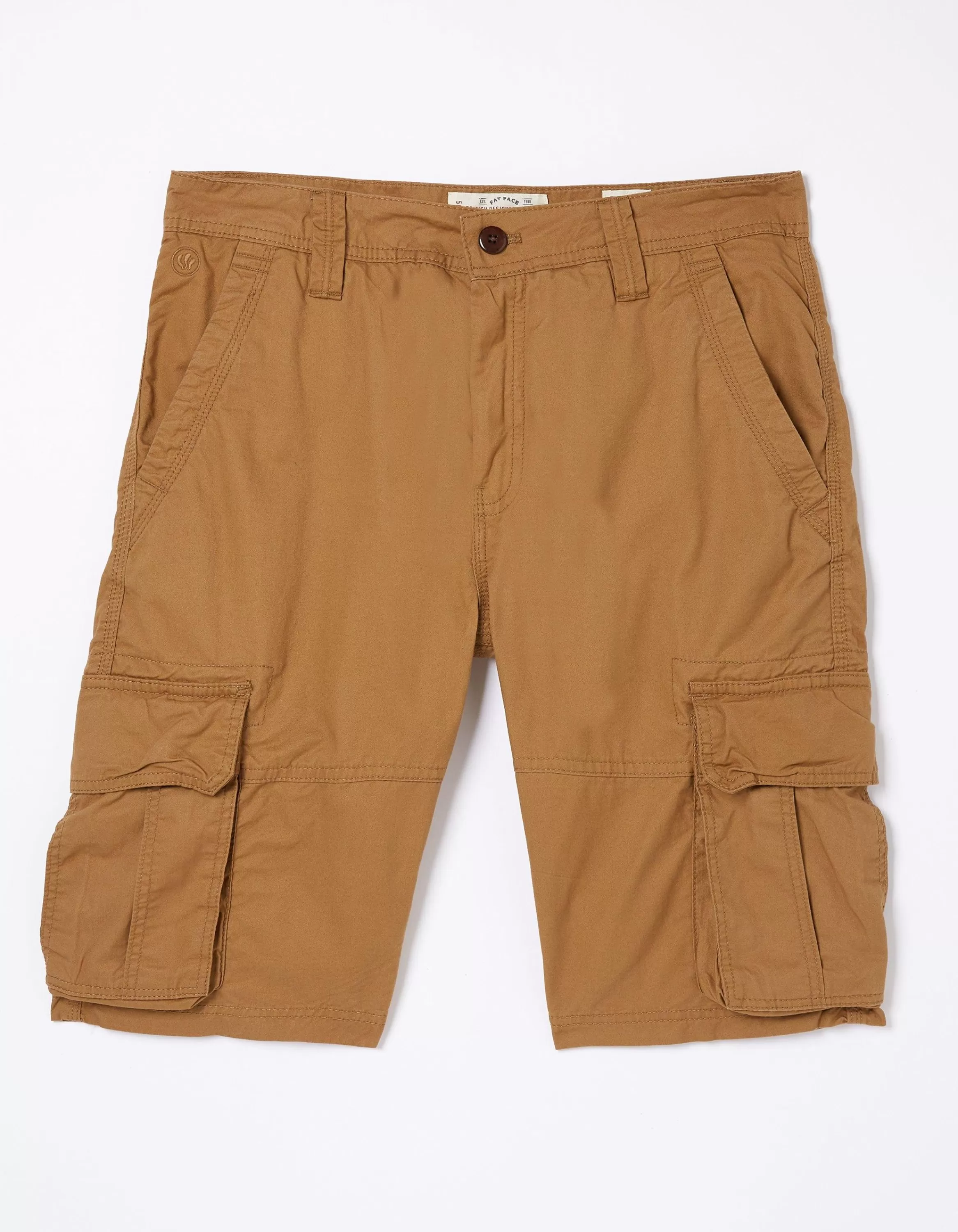 Online FatFace Bude Lightweight Cargo Shorts Tan