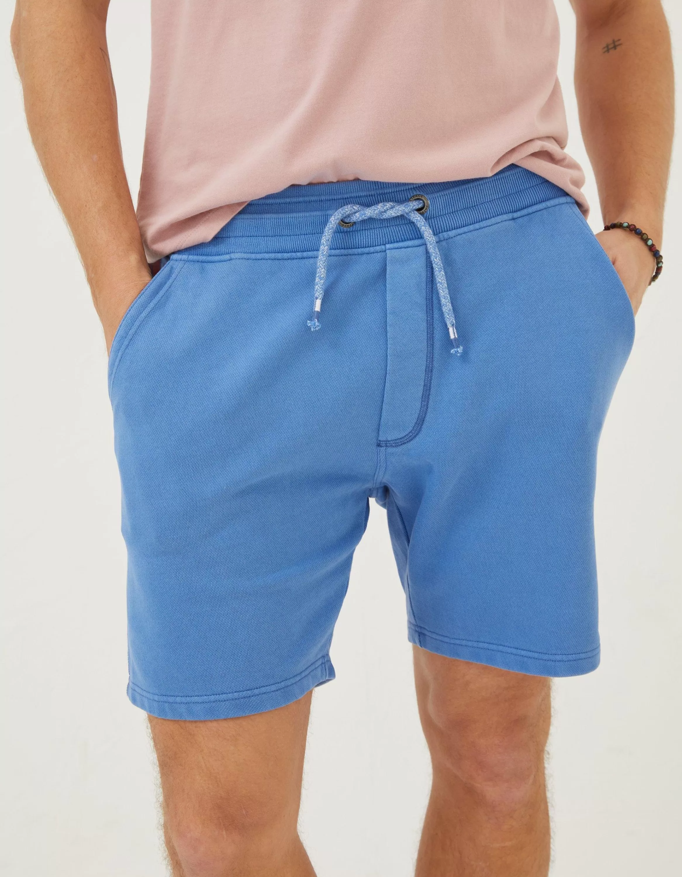 Clearance FatFace Cambourne Sweat Shorts Cobalt Blue