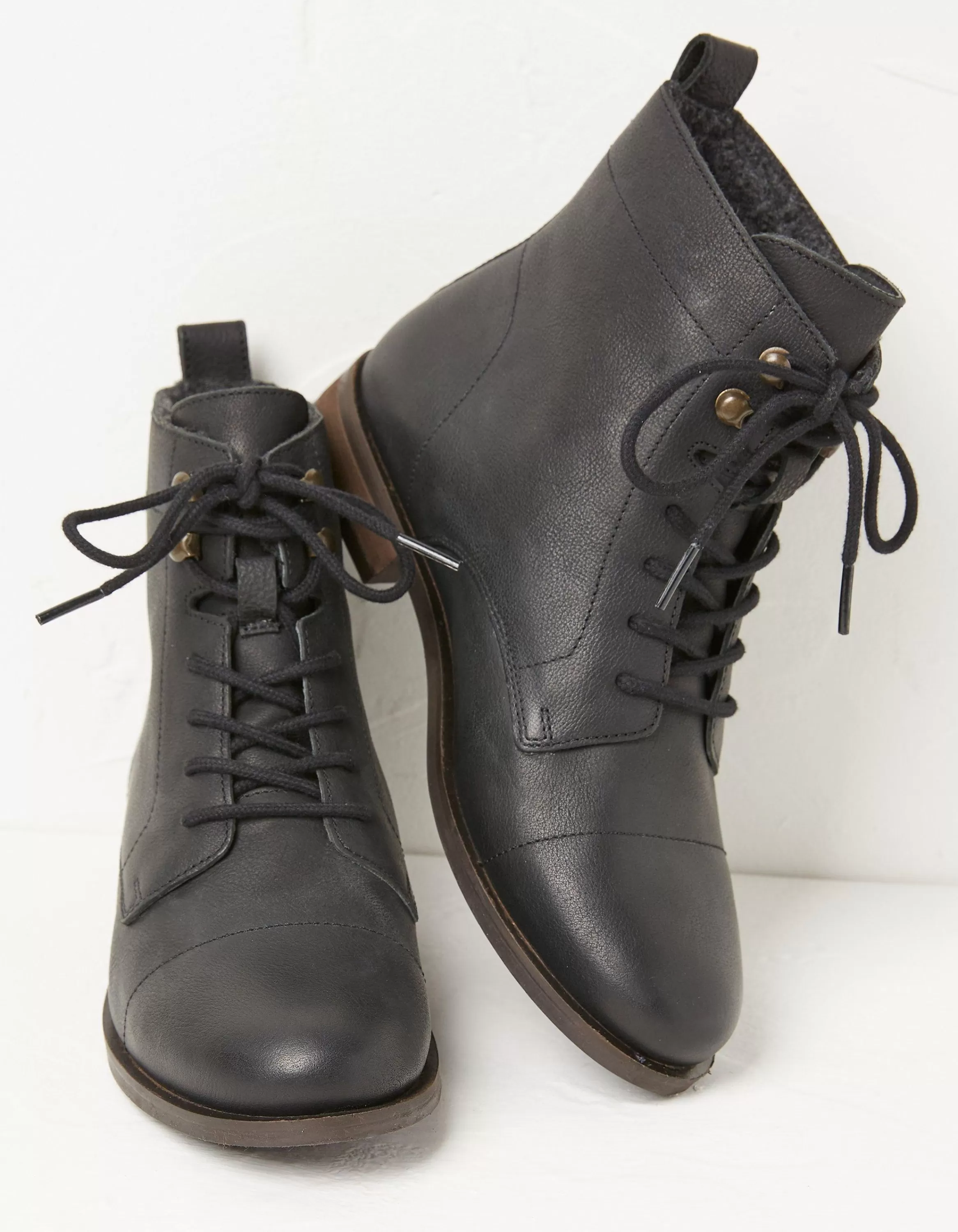 Best FatFace Catrin Lace Up Ankle Boot Black