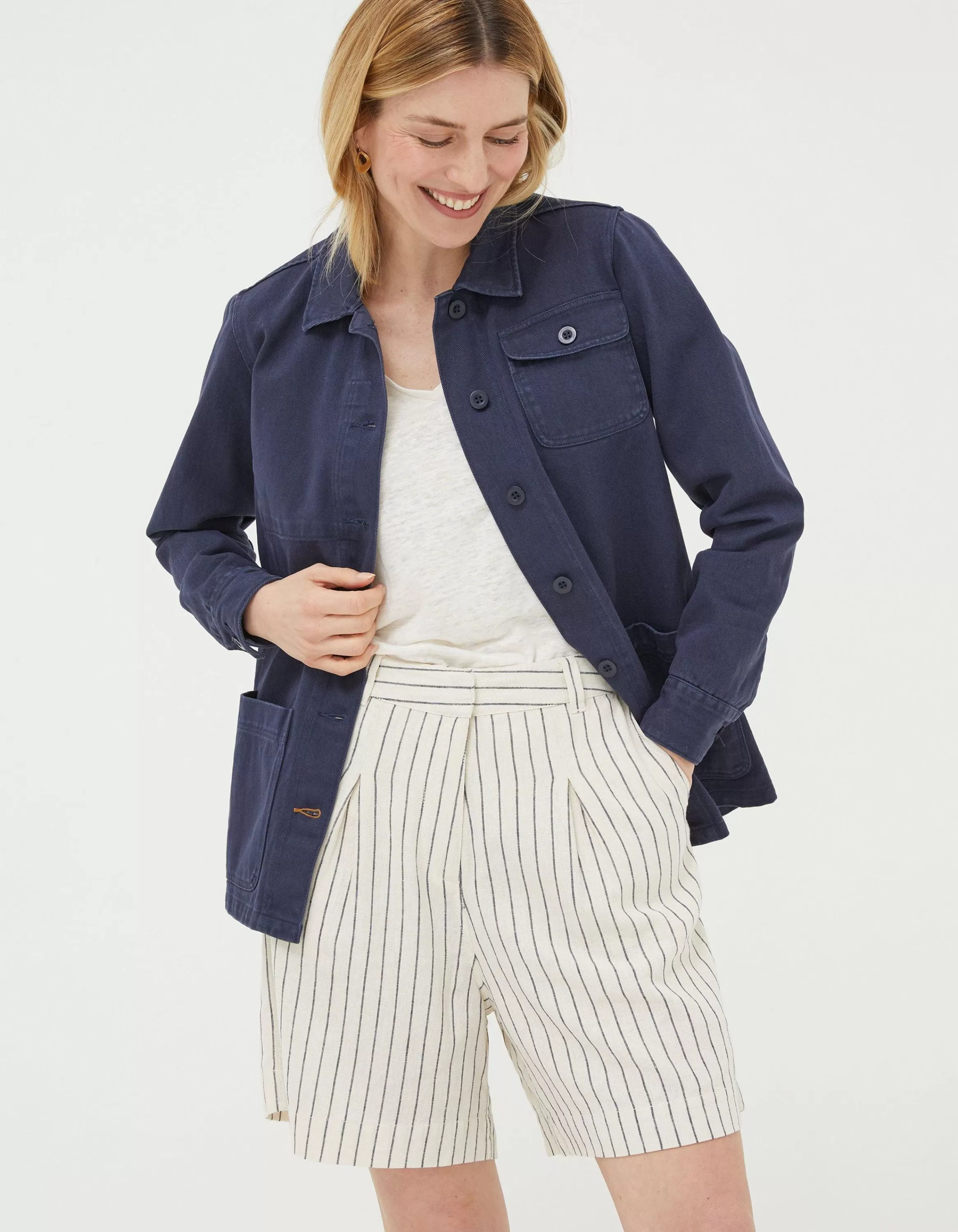 Best FatFace Chore Jacket Navy