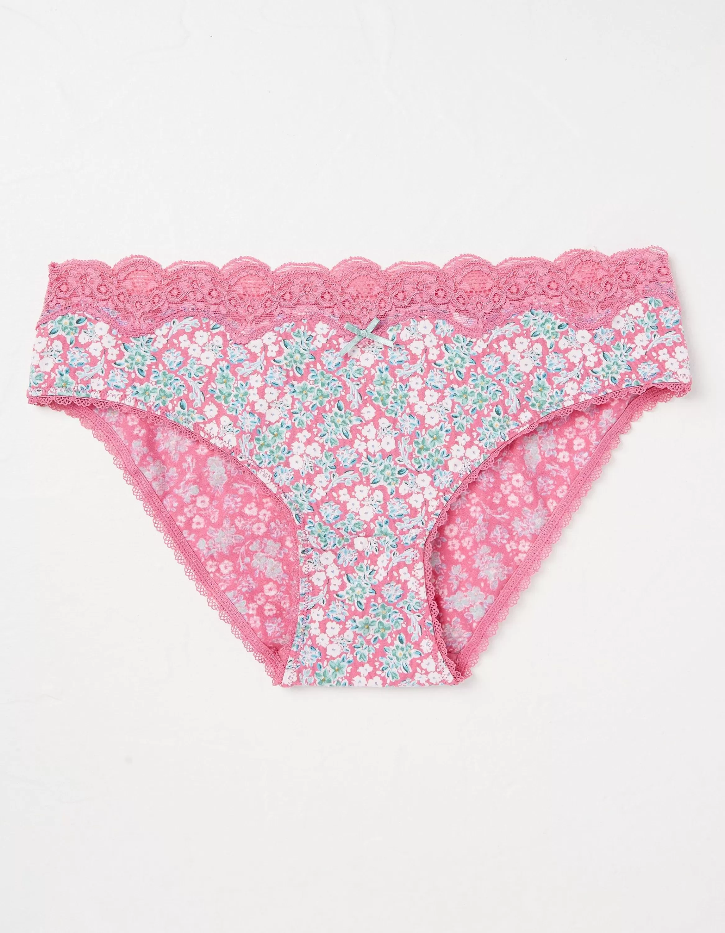 Flash Sale FatFace Clarissa Floral Mini Knickers Bright Pink