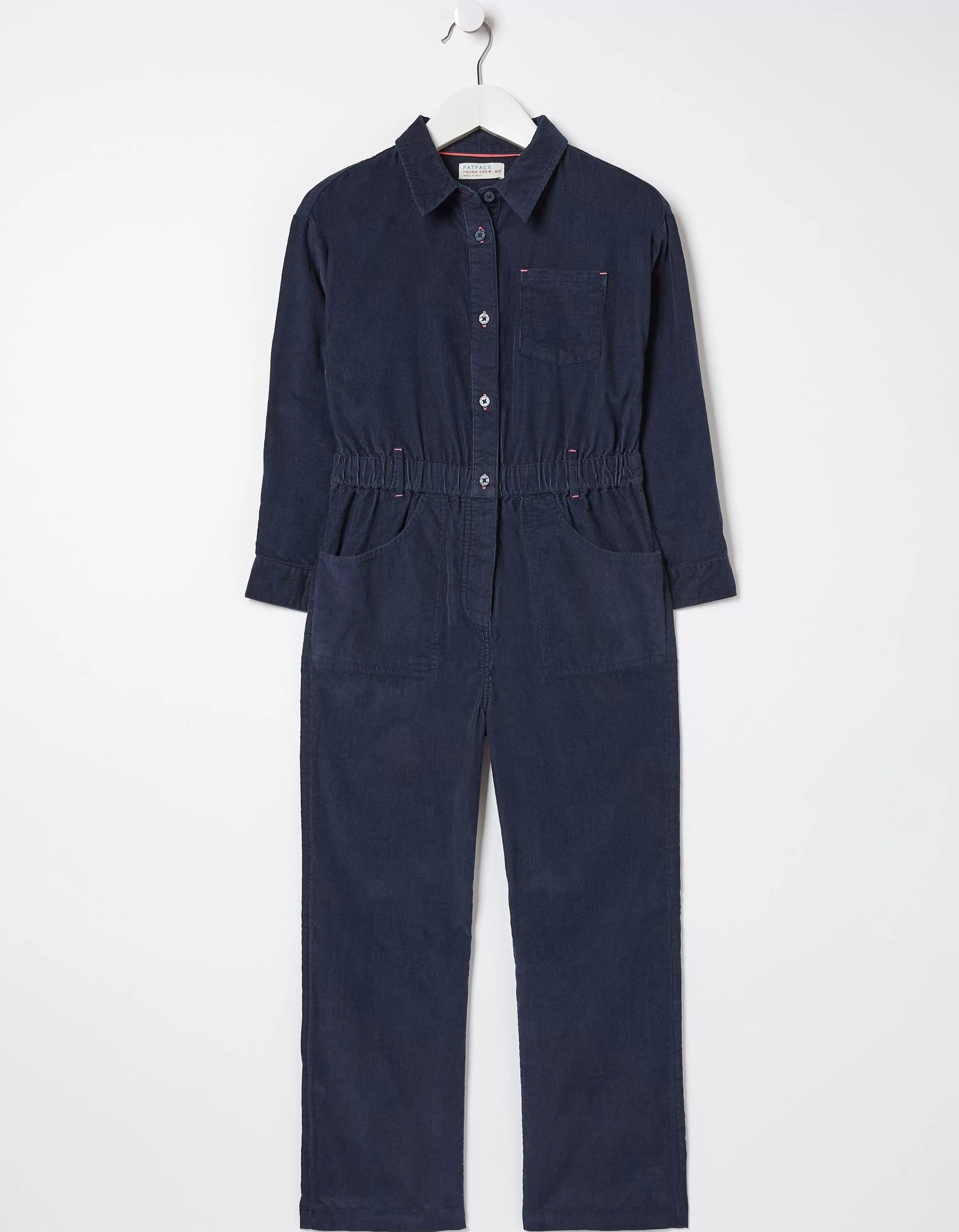 Hot FatFace Cord Jumpsuit Navy