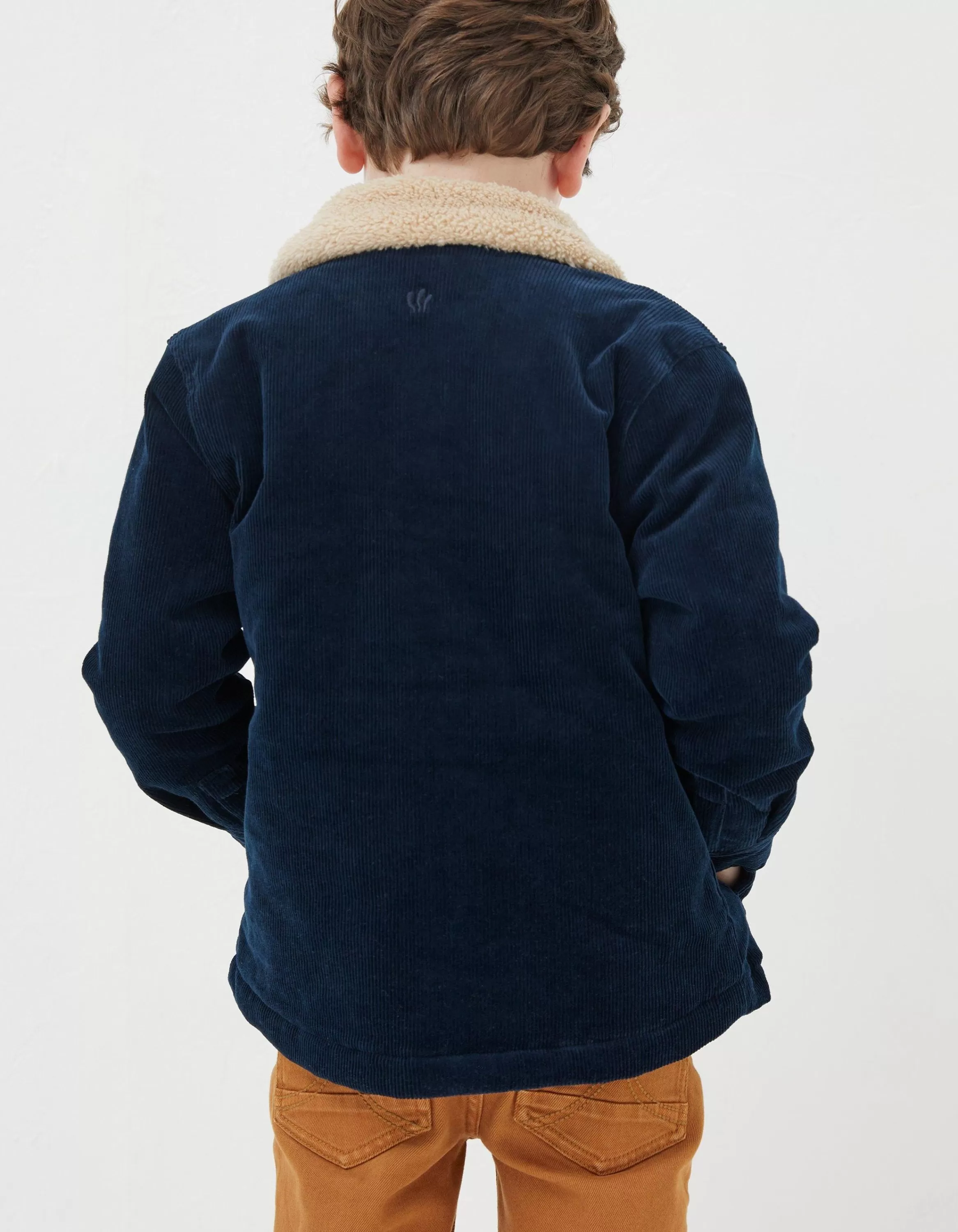 Store FatFace Cord Shacket Navy