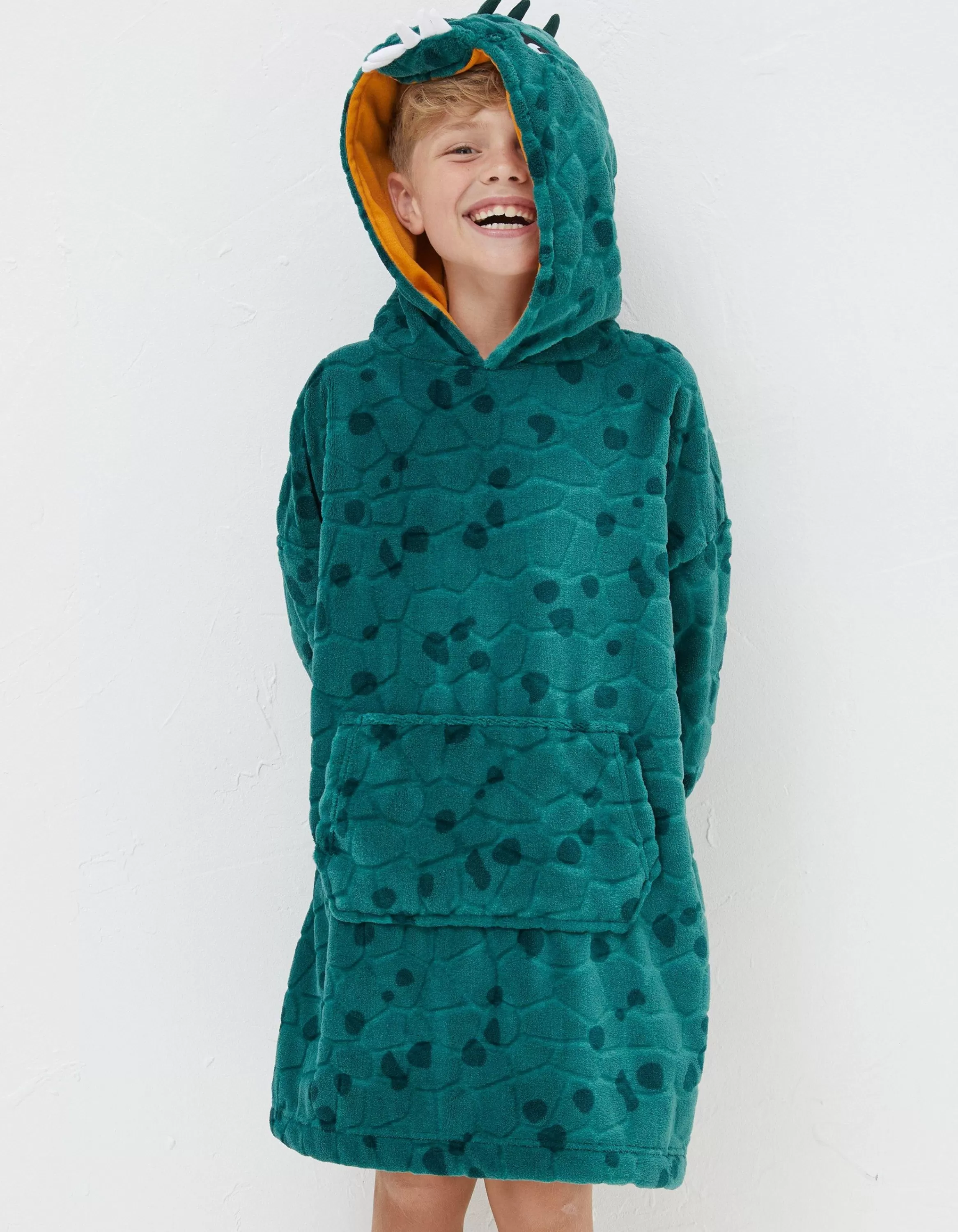 Best FatFace Crocodile Oversized Hoodie Green