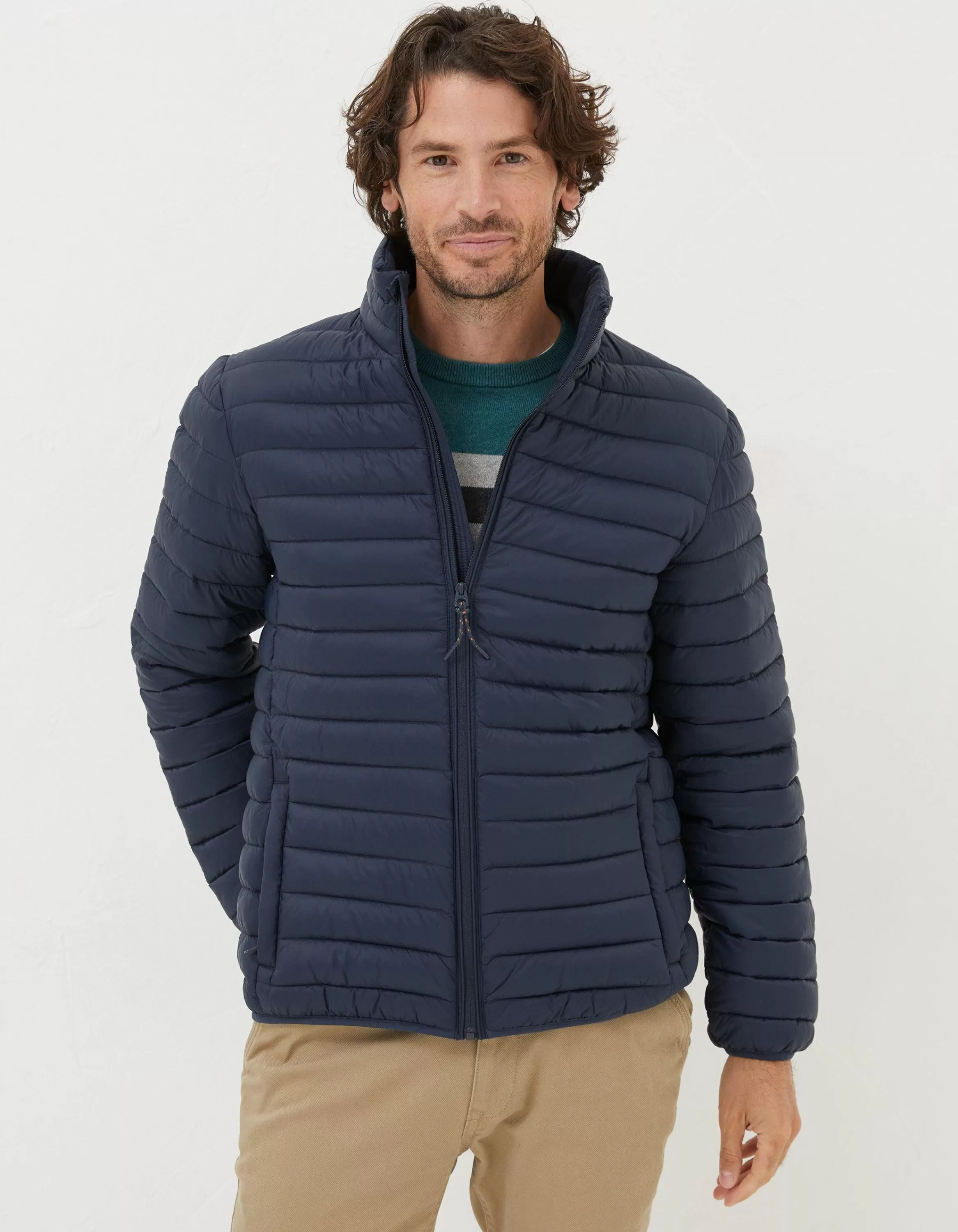 Shop FatFace Dartmouth Puffer Jacket Navy