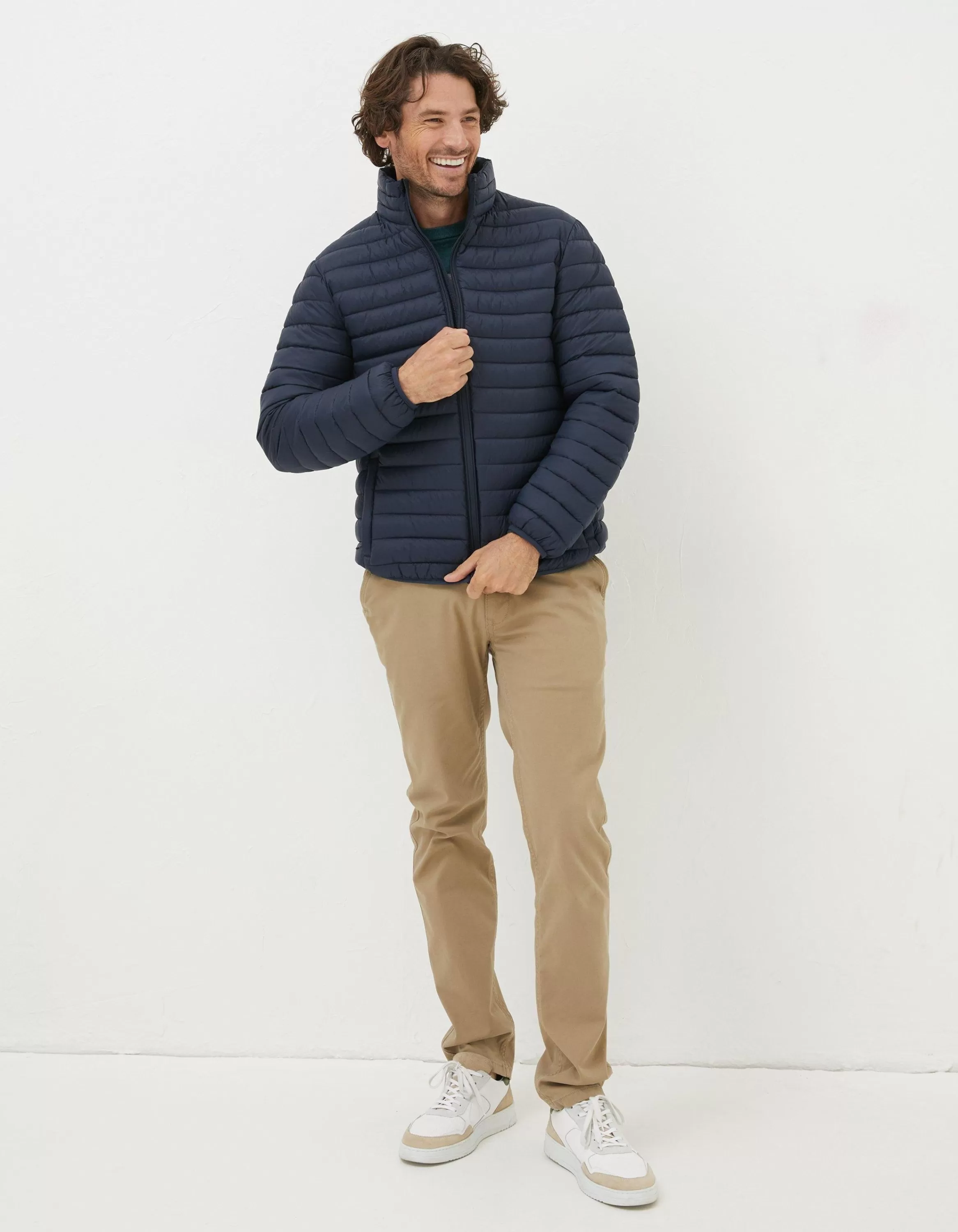 Shop FatFace Dartmouth Puffer Jacket Navy