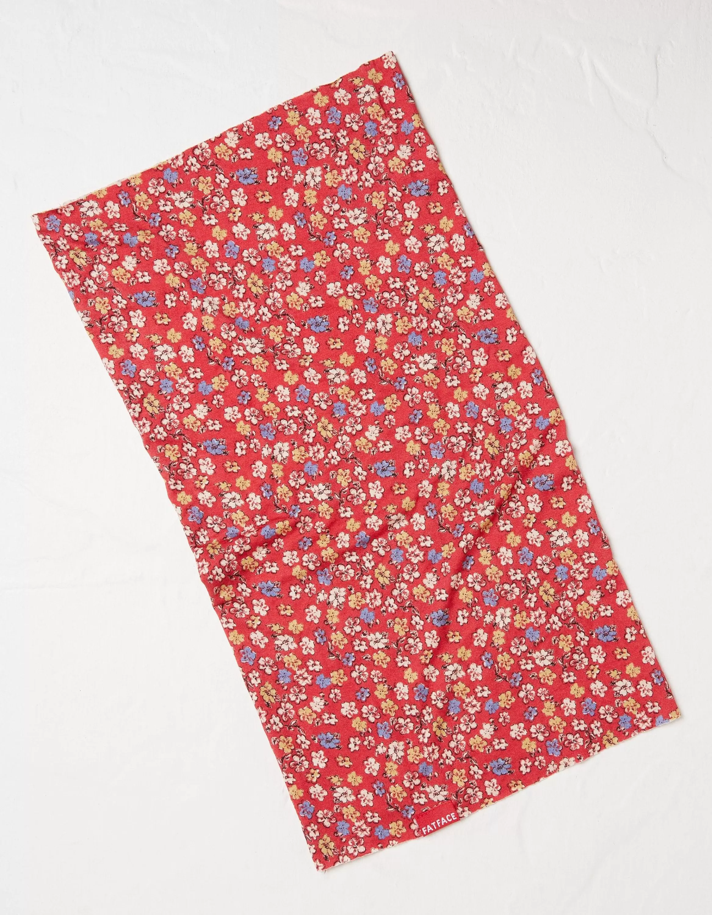 Cheap FatFace Ditsy Floral Snood Bright Red